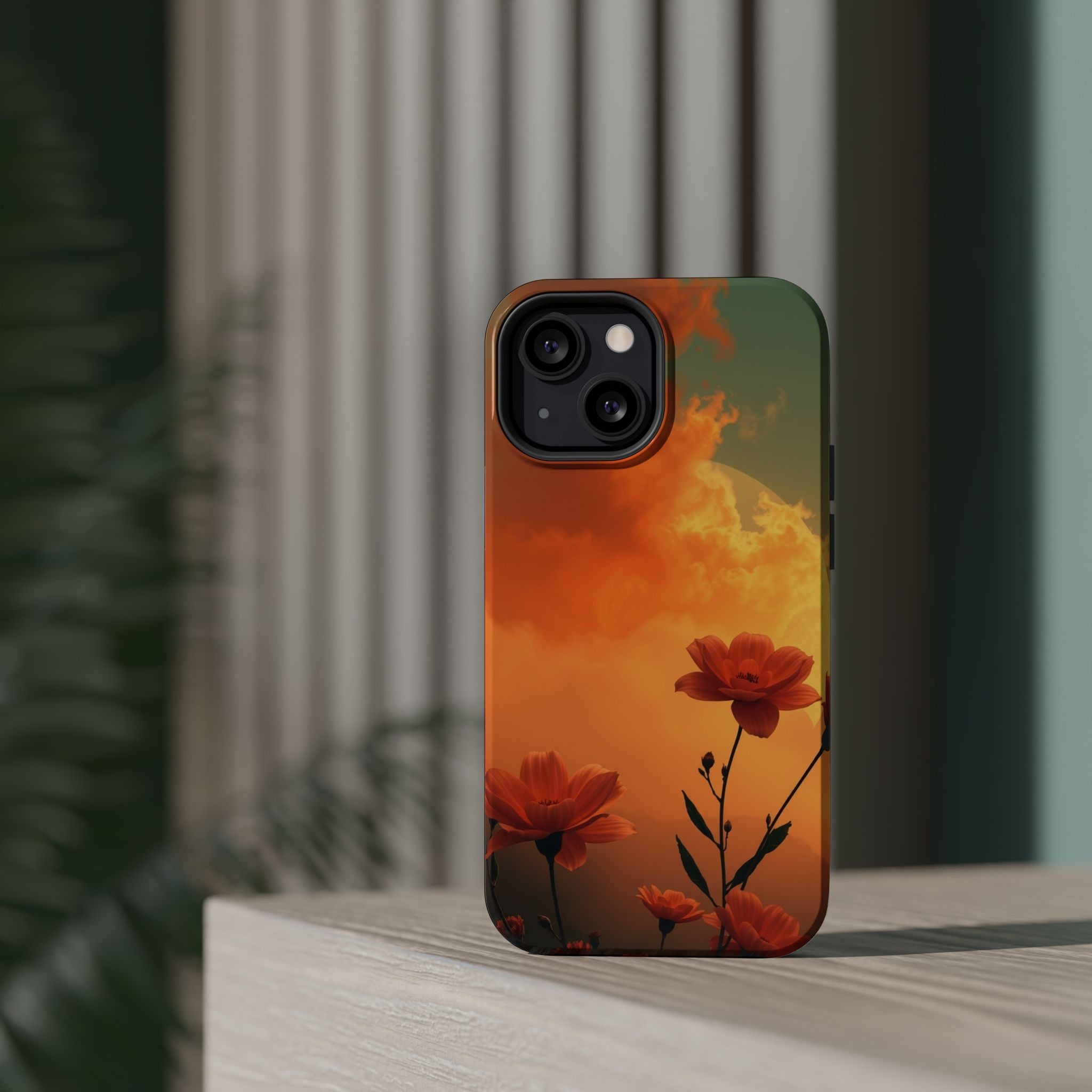 iPhone Floral Ombre Enchanted Art Bold Modern Everyday Snap Case · iPhone Case