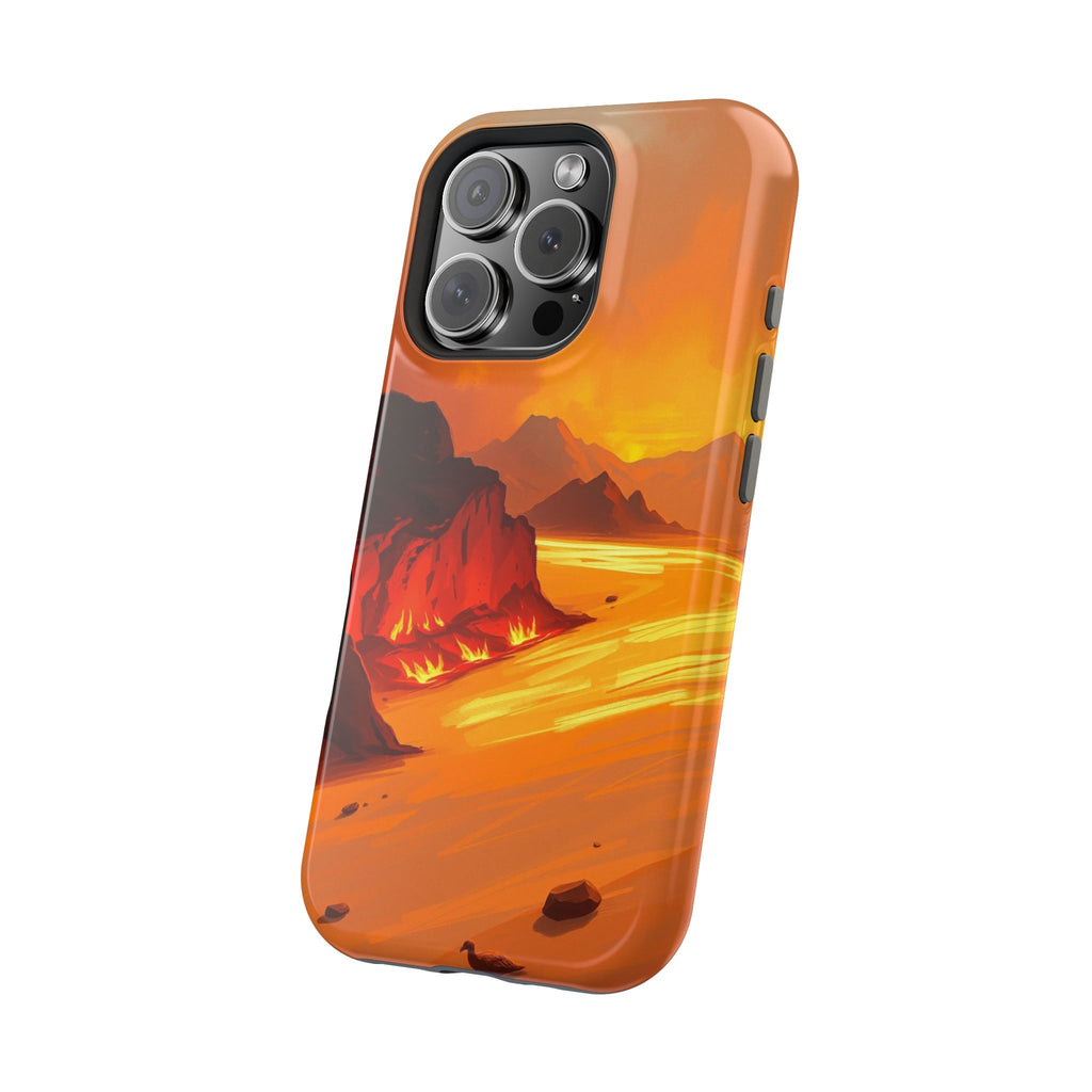 iPhone Burnt Orange And Sand Wildfire Glow Slim iPhone Everyday · iPhone Case