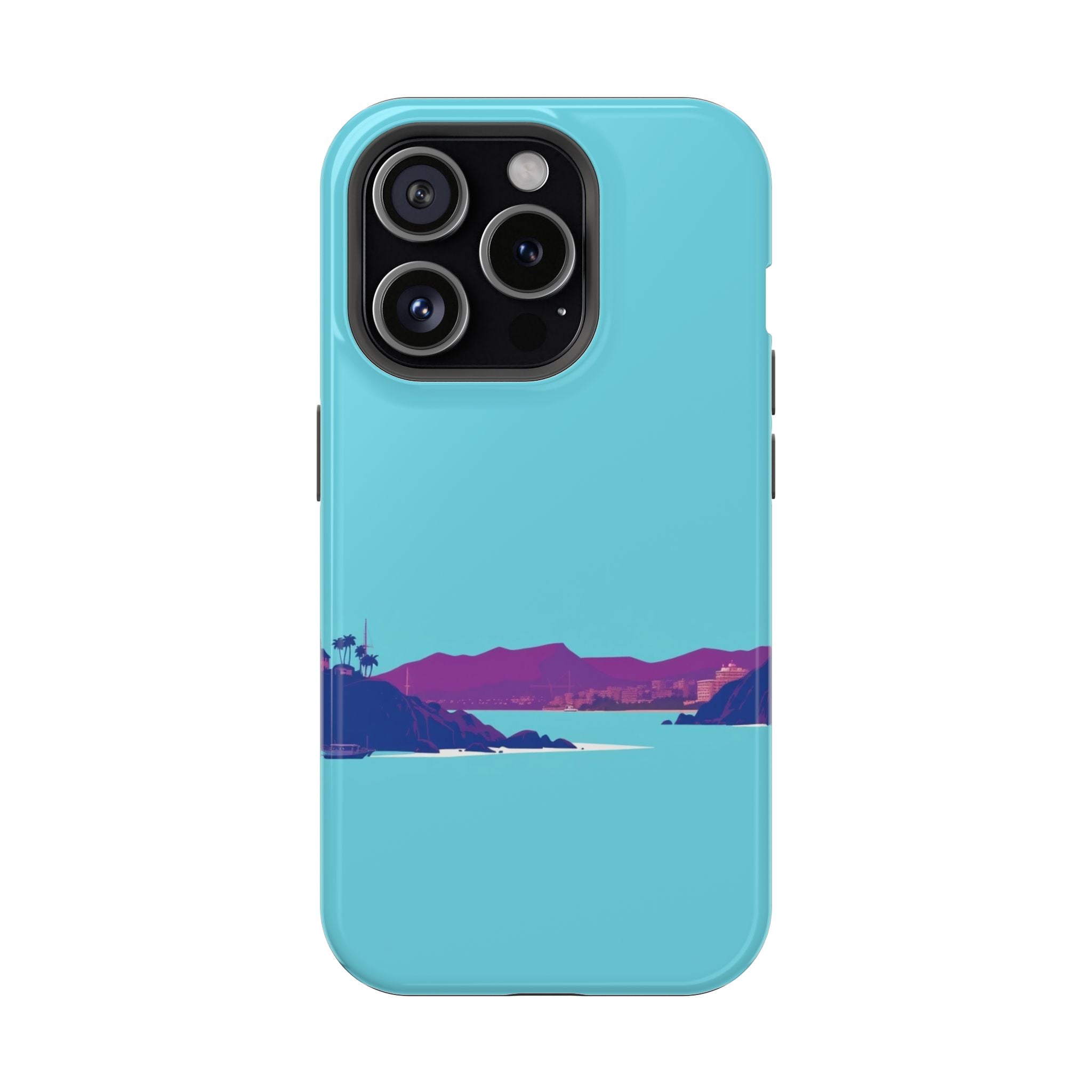iPhone Hibiscus Coast Mystic Art Bold Modern Everyday Snap Case · iPhone Case
