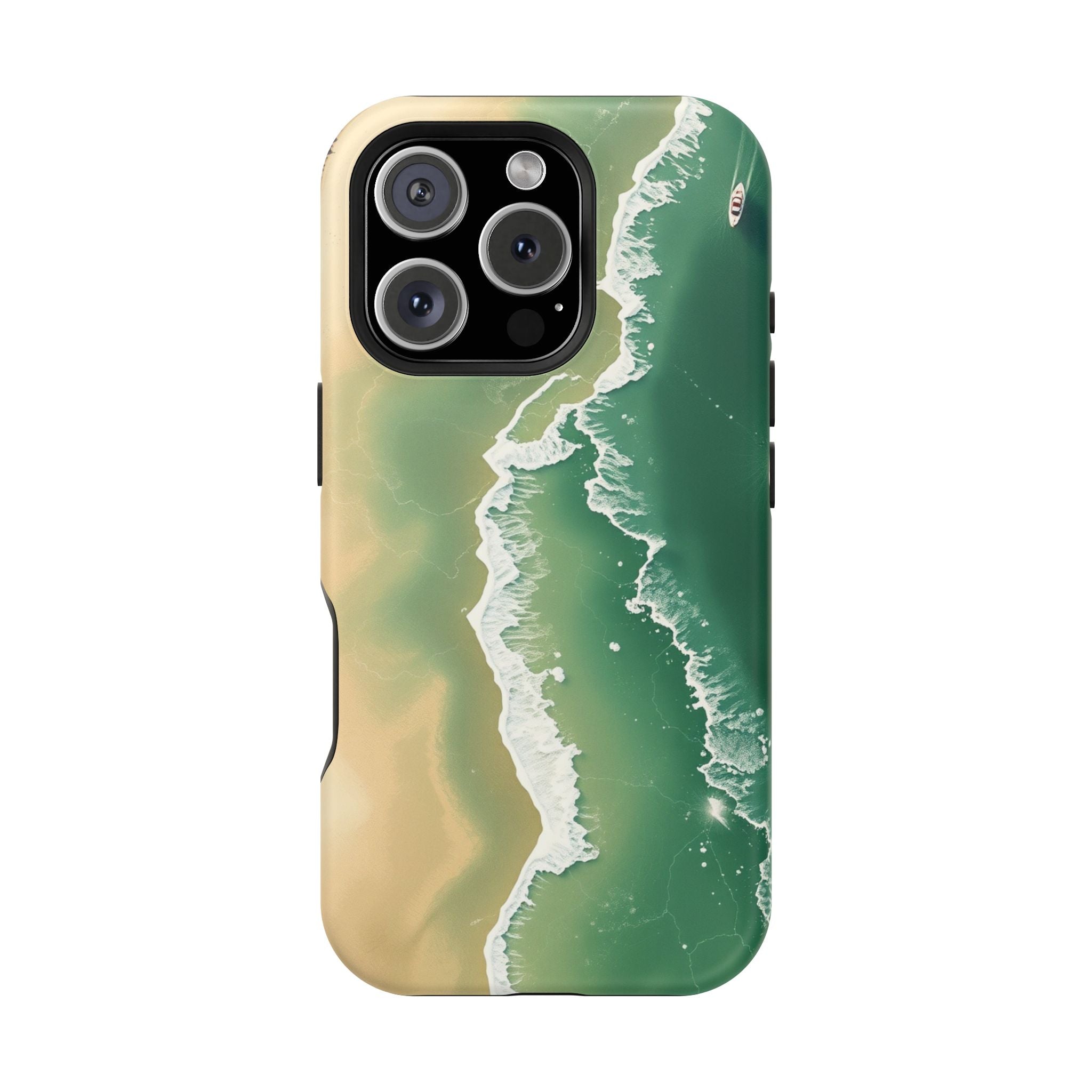 iPhone Shoreline Aerial Bold Art Bold Modern Everyday Snap Case · iPhone Case