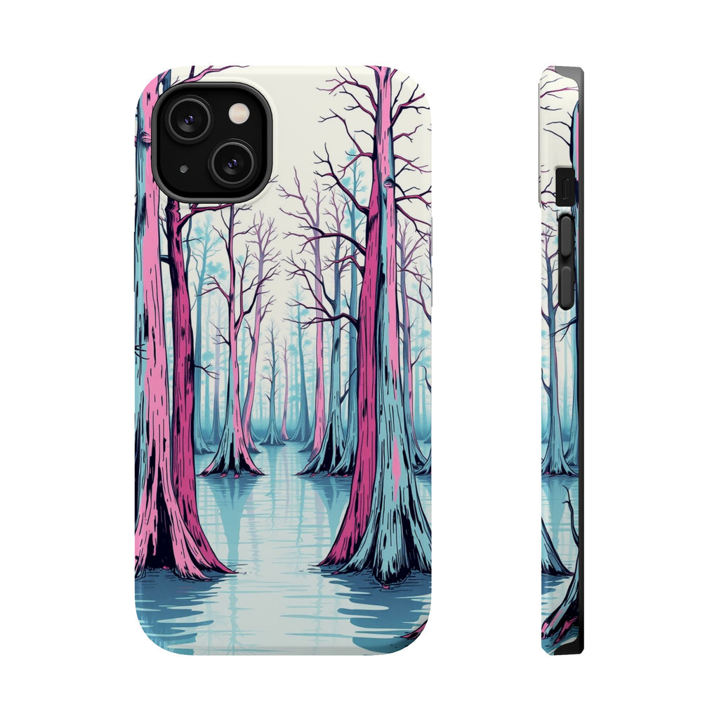 iPhone Cypress Swamp Hand-Drawn Sketch Slim Everyday Designer Case · iPhone Case