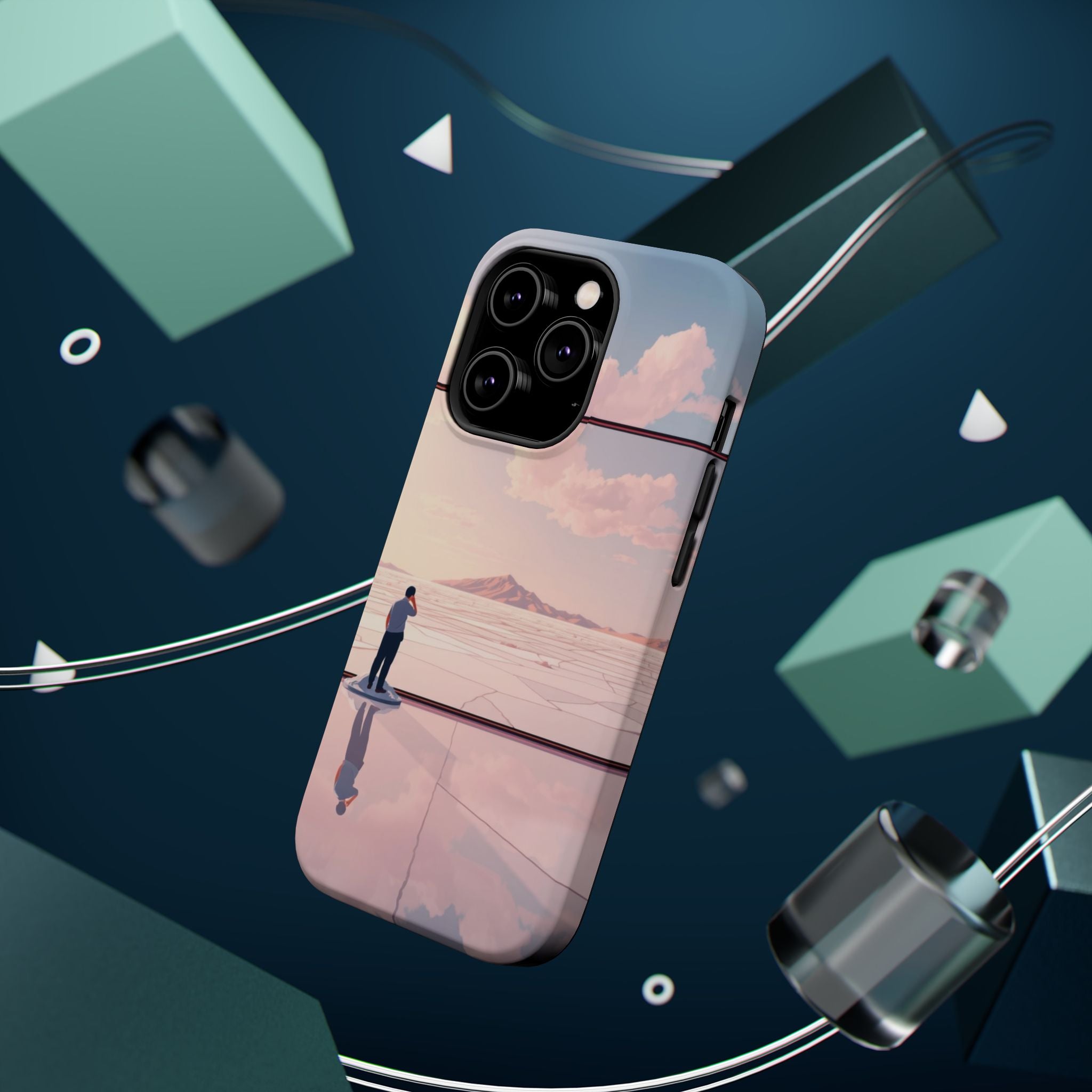 iPhone Salt Flat Mirror Stained Glass Slim Everyday Designer Case · iPhone Case