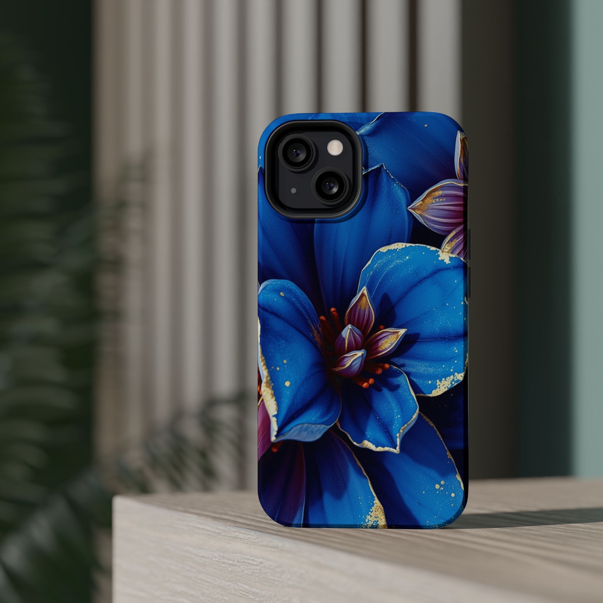 iPhone Floral Gold Foil Serene Design Slim Snap Case Ga · iPhone Case