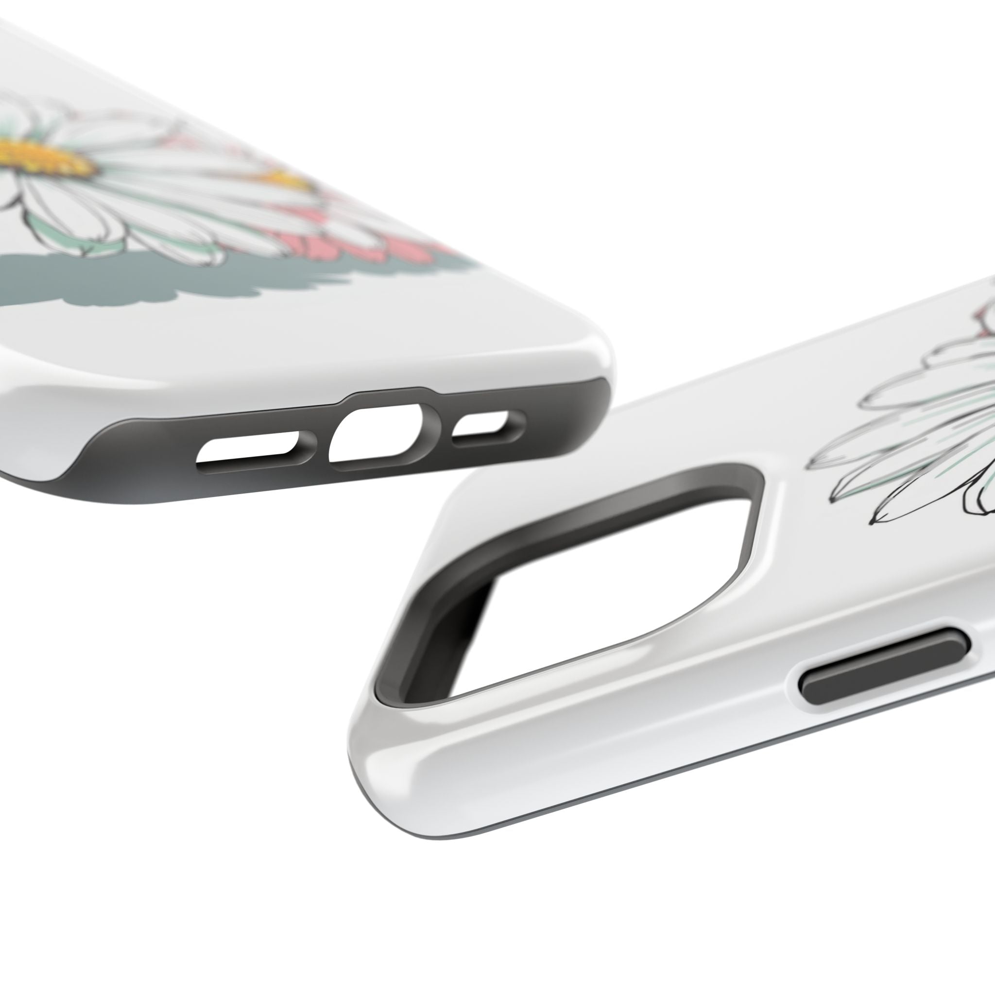 iPhone Daisy Chain Hand-Drawn Sketch Slim Everyday Designer Case · iPhone Case
