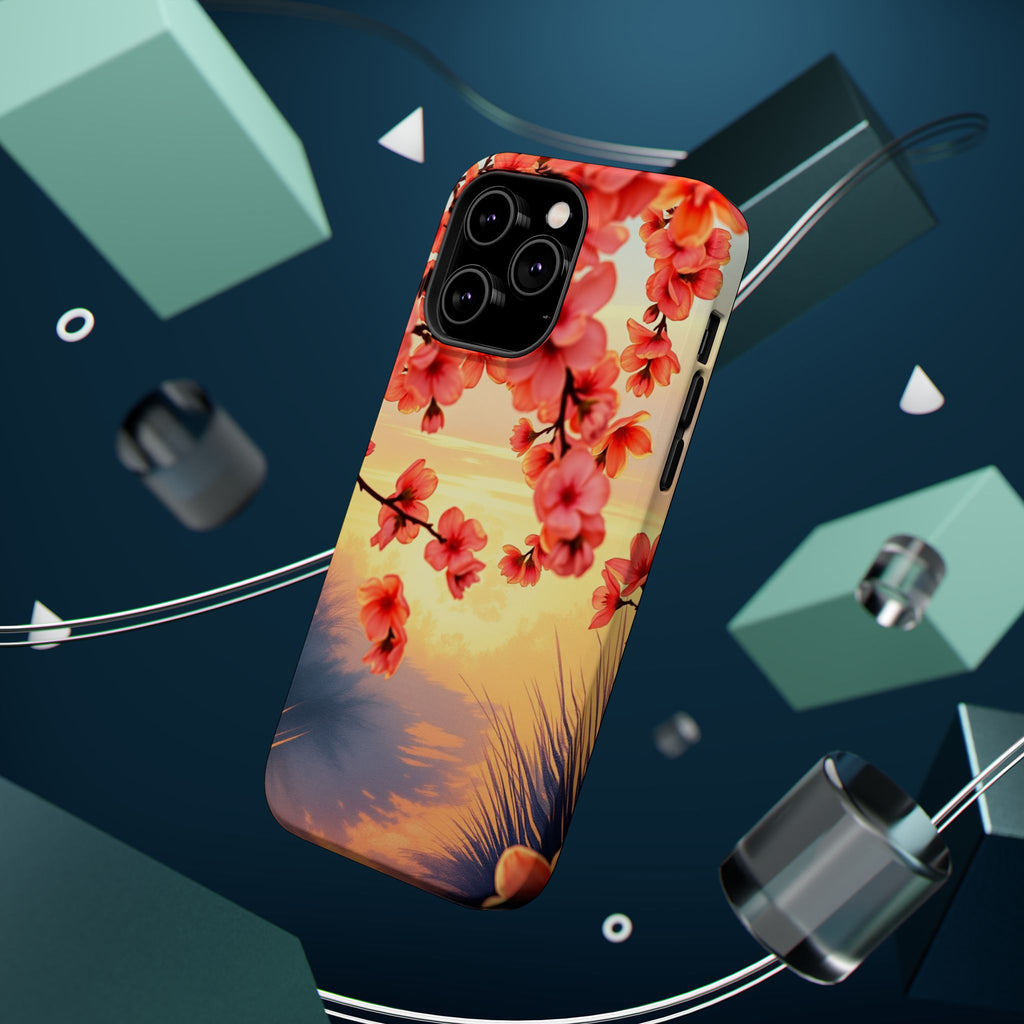 iPhone Sunset Amber And Peach Blossom Trail Slim Snap Cas Carry Case · iPhone Ca