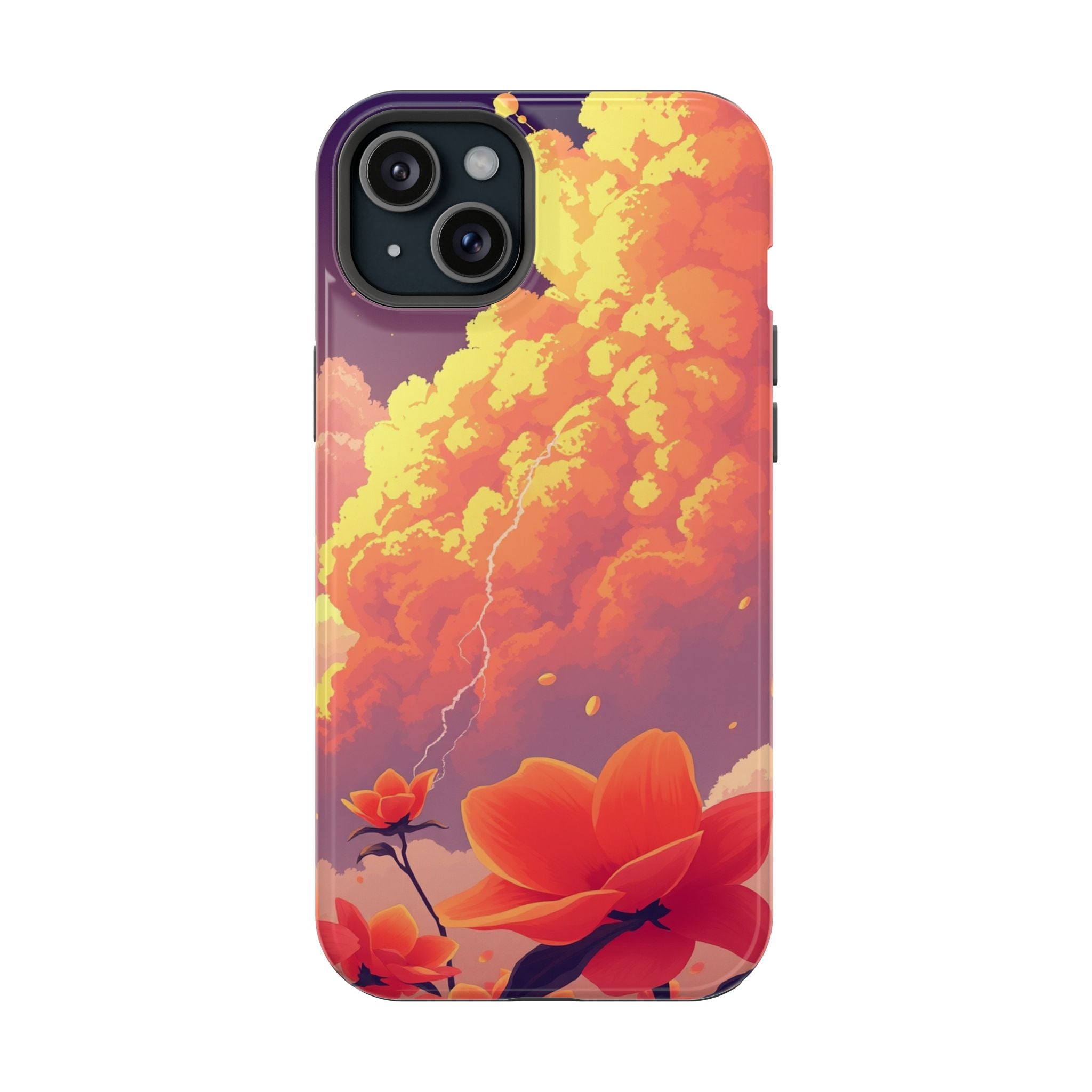 iPhone Sunset Amber And Peach Petal Storm Slim iPhone Everyday Designer · iPhone