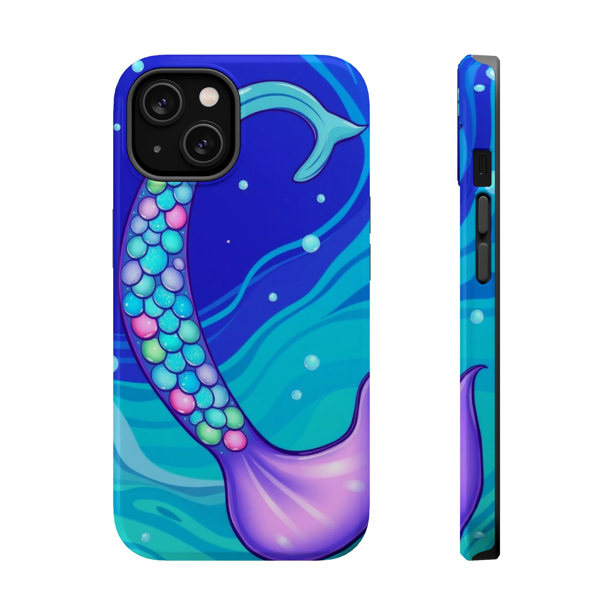 iPhone Mermaid Tail Swirl Kids Fun iPhone Phone Case Gift Artistic · iPhone Case