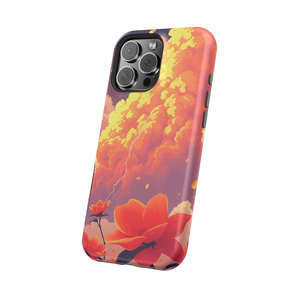 iPhone Sunset Amber And Peach Petal Storm Slim iPhone Everyday Designer · iPhone