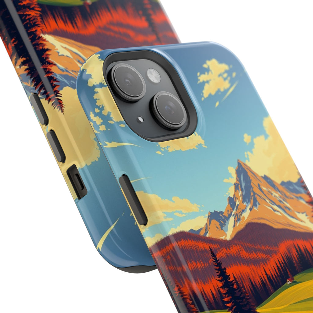 iPhone Radiant Alpine Meadow Design Slim Everyday Designer Case · iPhone Case