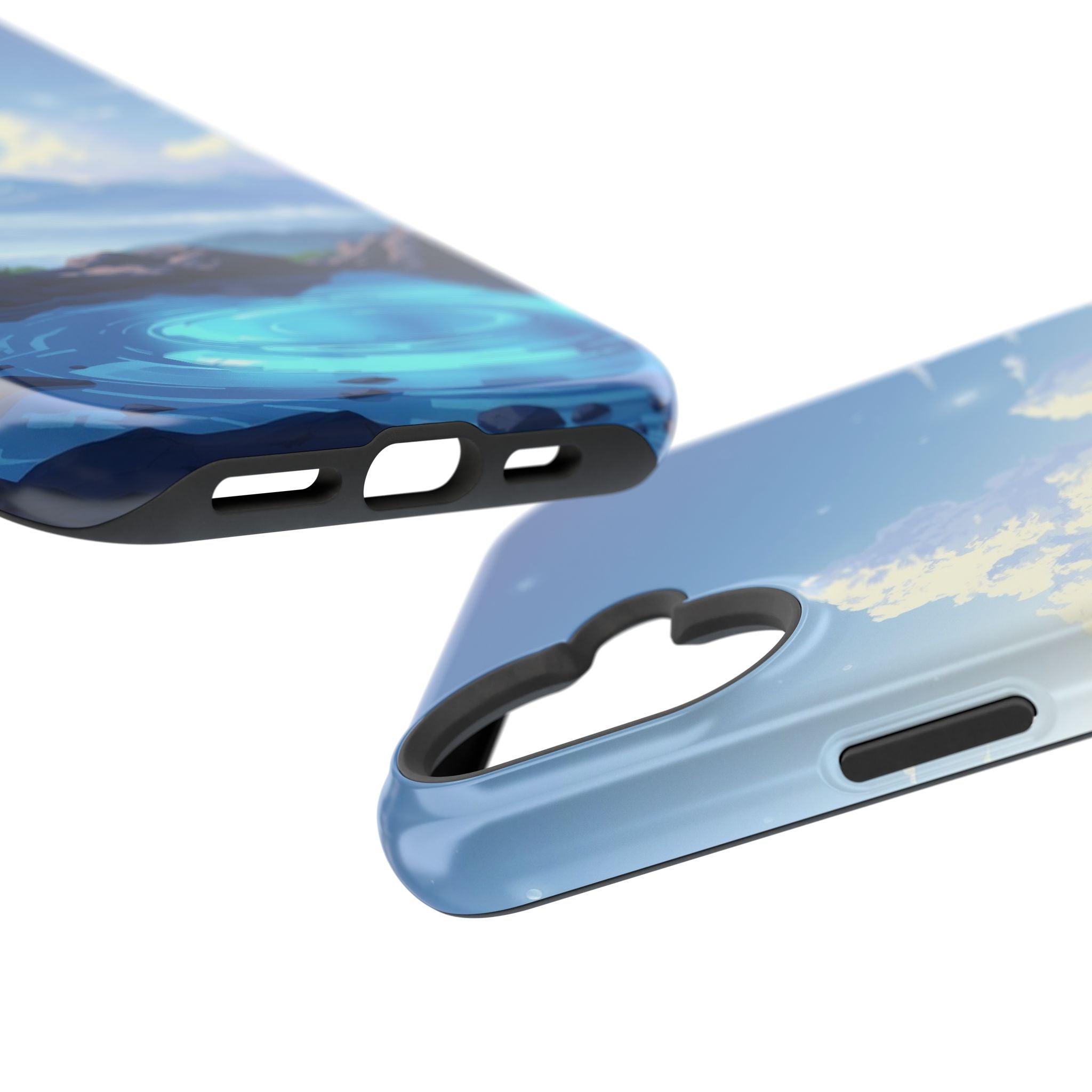 iPhone Earthy Tidal Pool Design 18 Bold Modern Everyday Snap Case · iPhone Case