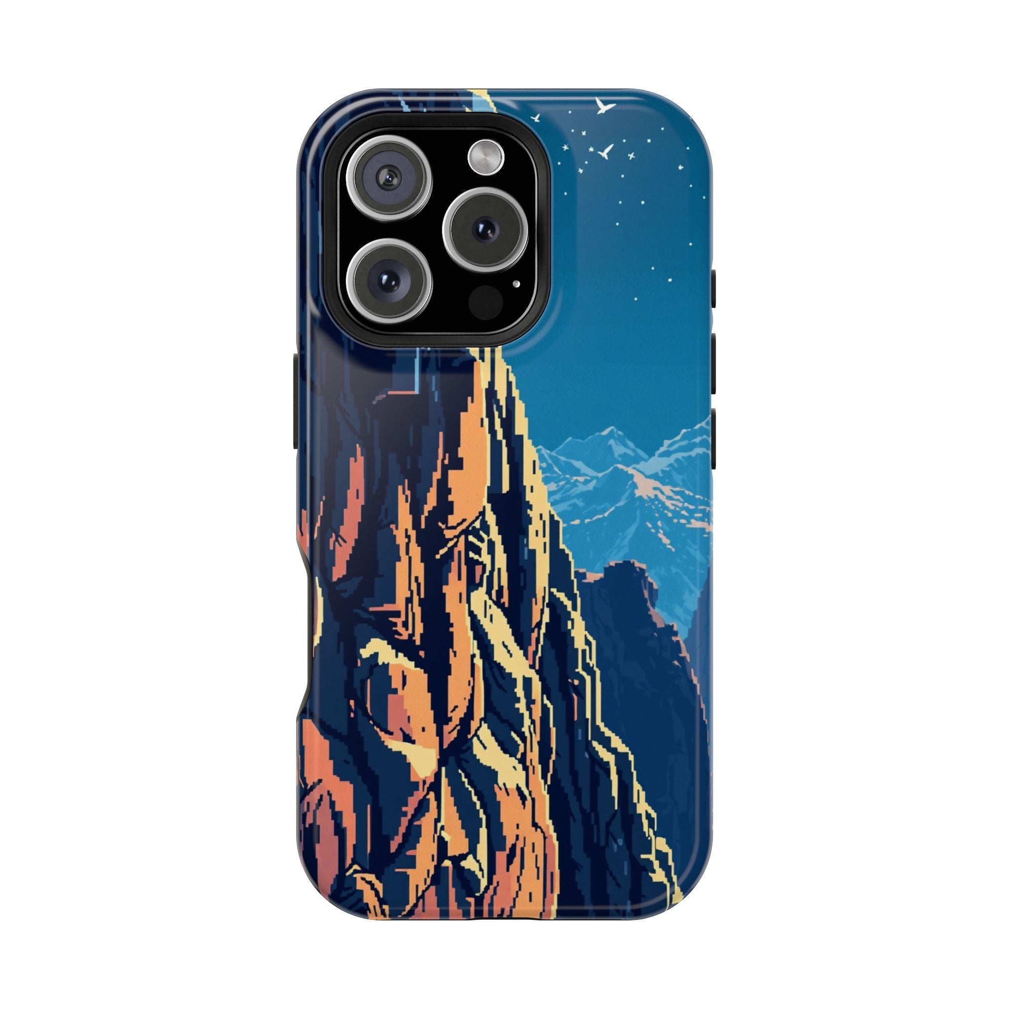 iPhone Midnight Blue And Silver Canyon Wall Slim iPhone Everyday · iPhone Case