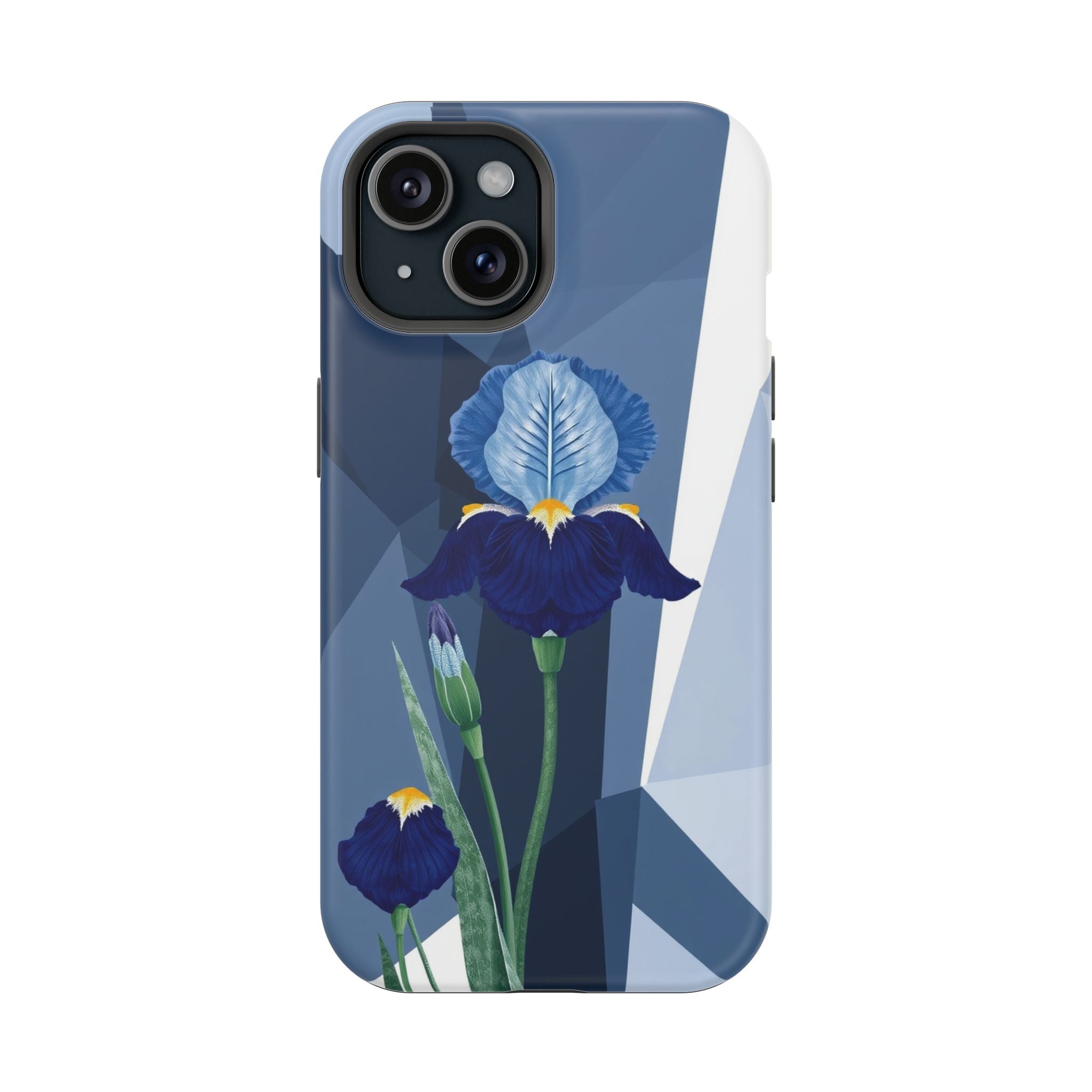 iPhone Earthy Iris Garden Design Bold Modern Everyday Snap Case · iPhone Case