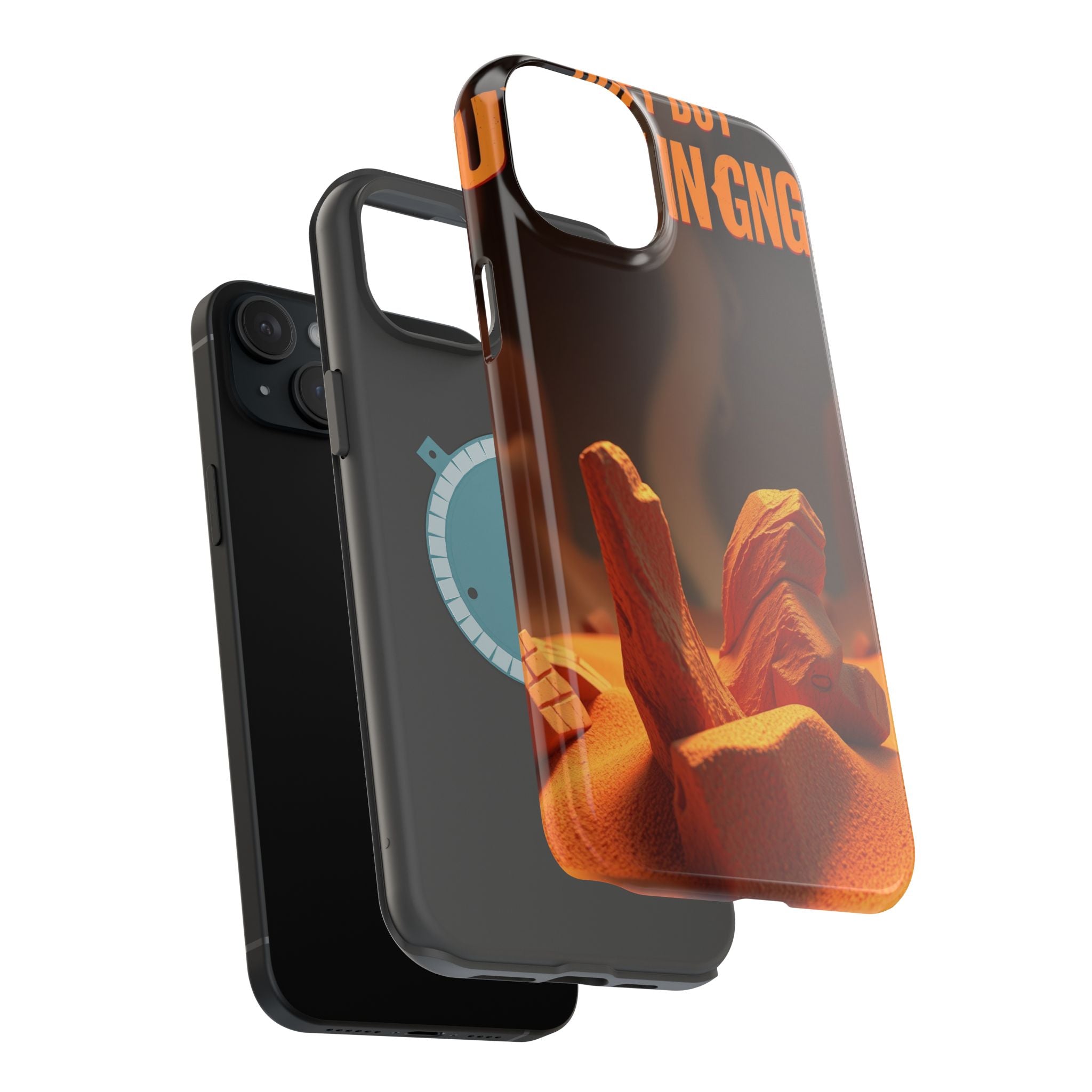 iPhone Earthy Soft but Unhinged Design Slim Everyday Designer Case · iPhone Case