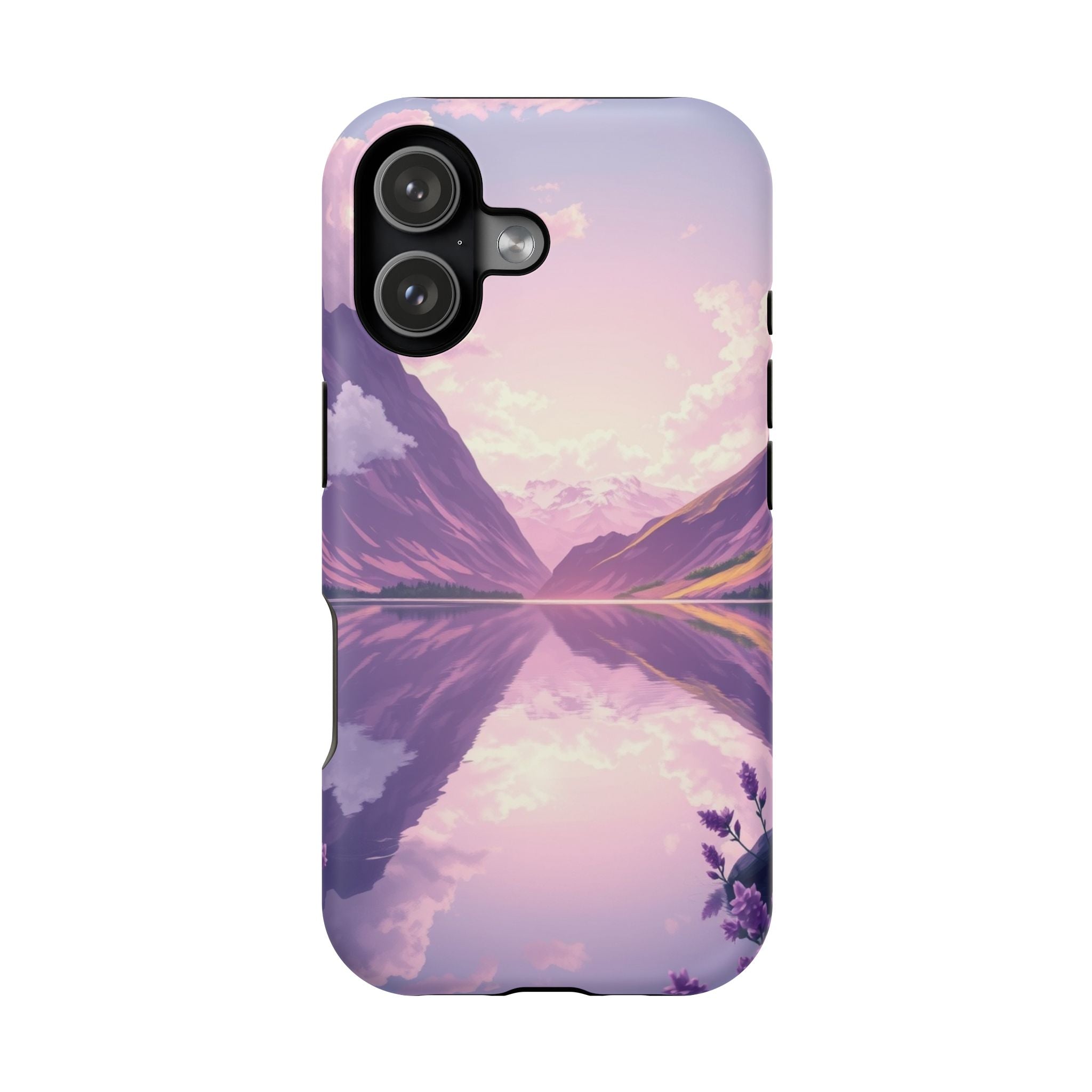 iPhone Lavender And Pearl Fjord Reflection Slim iPhone Everyday · iPhone Case