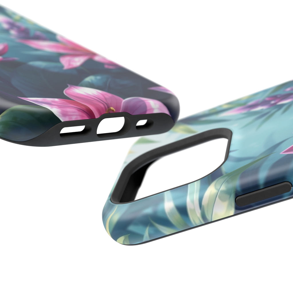 iPhone Indigo And Violet Jungle Floral Slim Everyday Designer Case · iPhone Case
