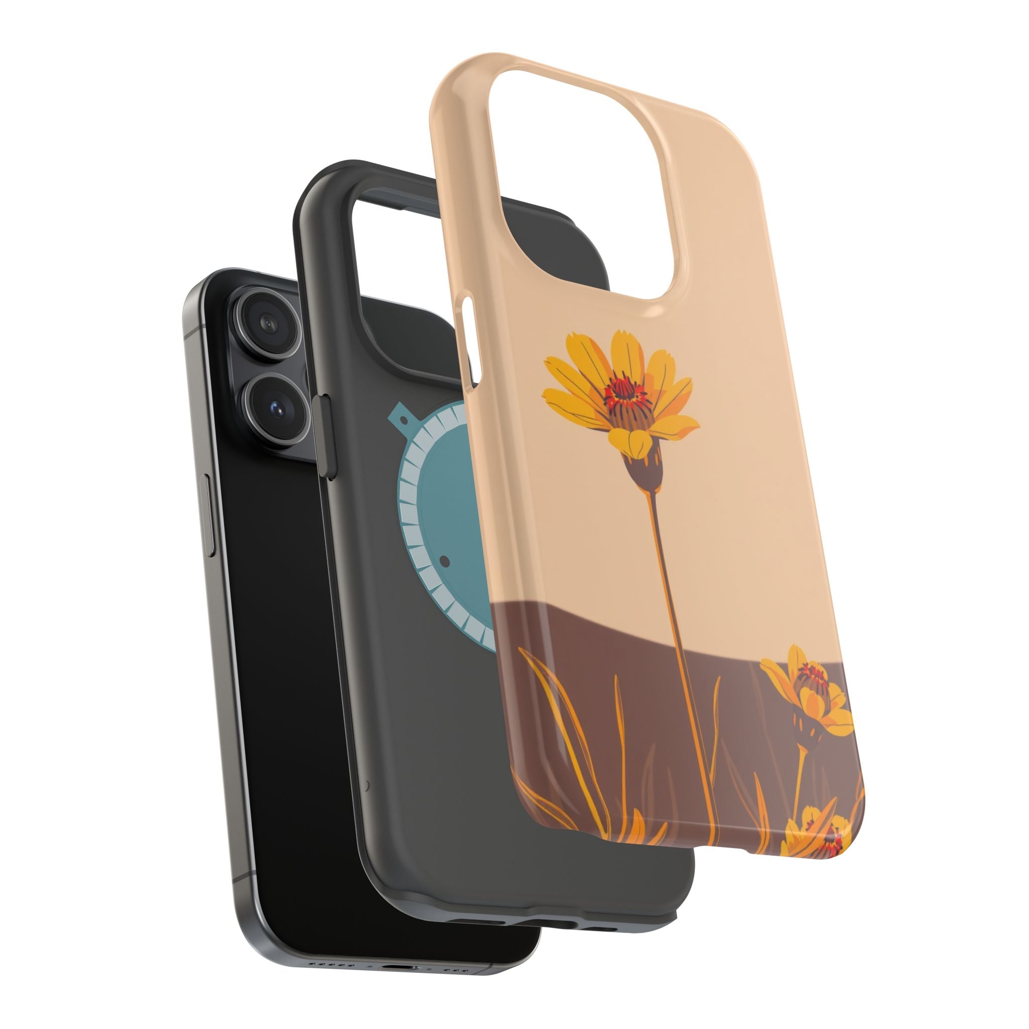 iPhone Serene Desert Flower Design Bold Modern Everyday Snap Case · iPhone Case