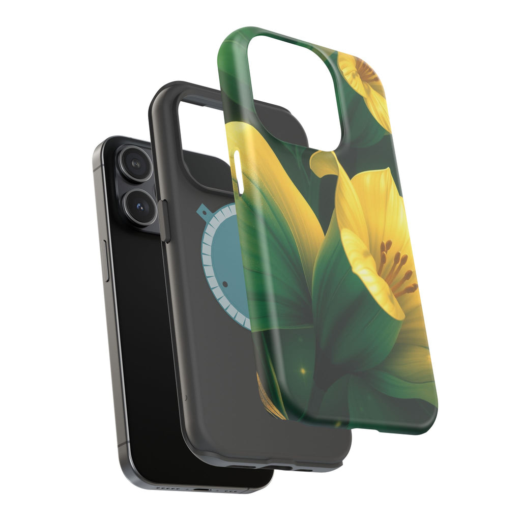 iPhone Night Bloomer Gold Foil Luxury Slim Everyday Designer Case · iPhone Case