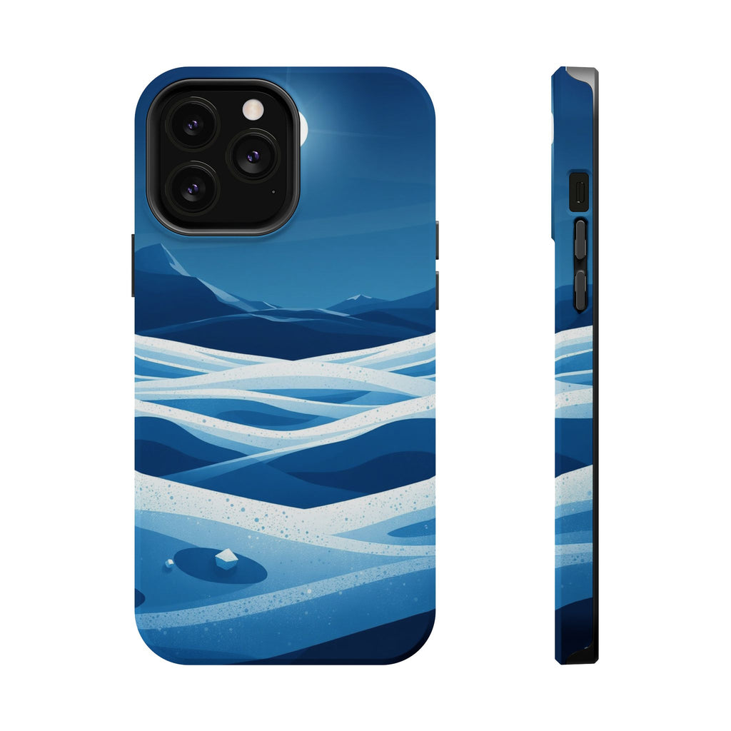 iPhone Snow Field Abstract Geometric Slim Everyday Designer Case · iPhone Case