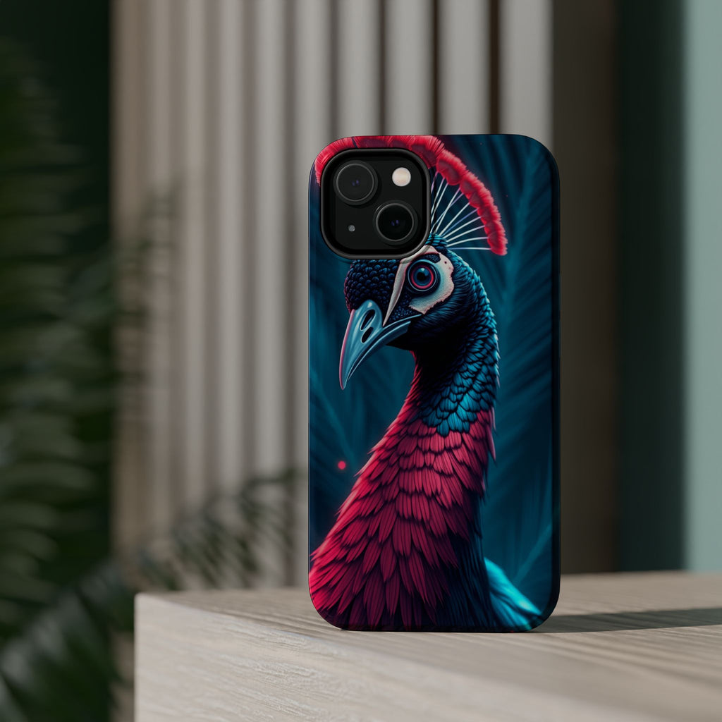 iPhone Nouveau Peacock Electric Art Slim Everyday Designer Case · iPhone Case