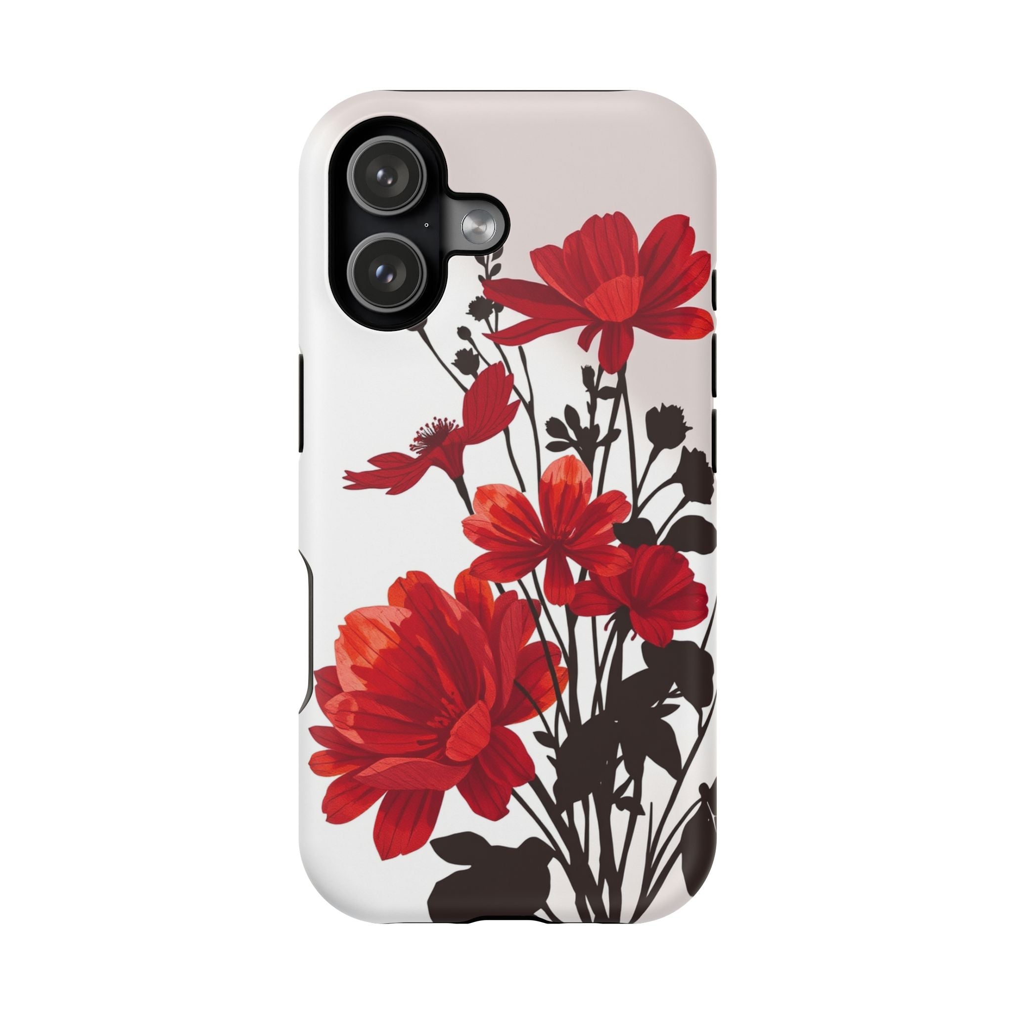 iPhone Floral Silhouette Cinematic Art Slim Snap Case · iPhone Case
