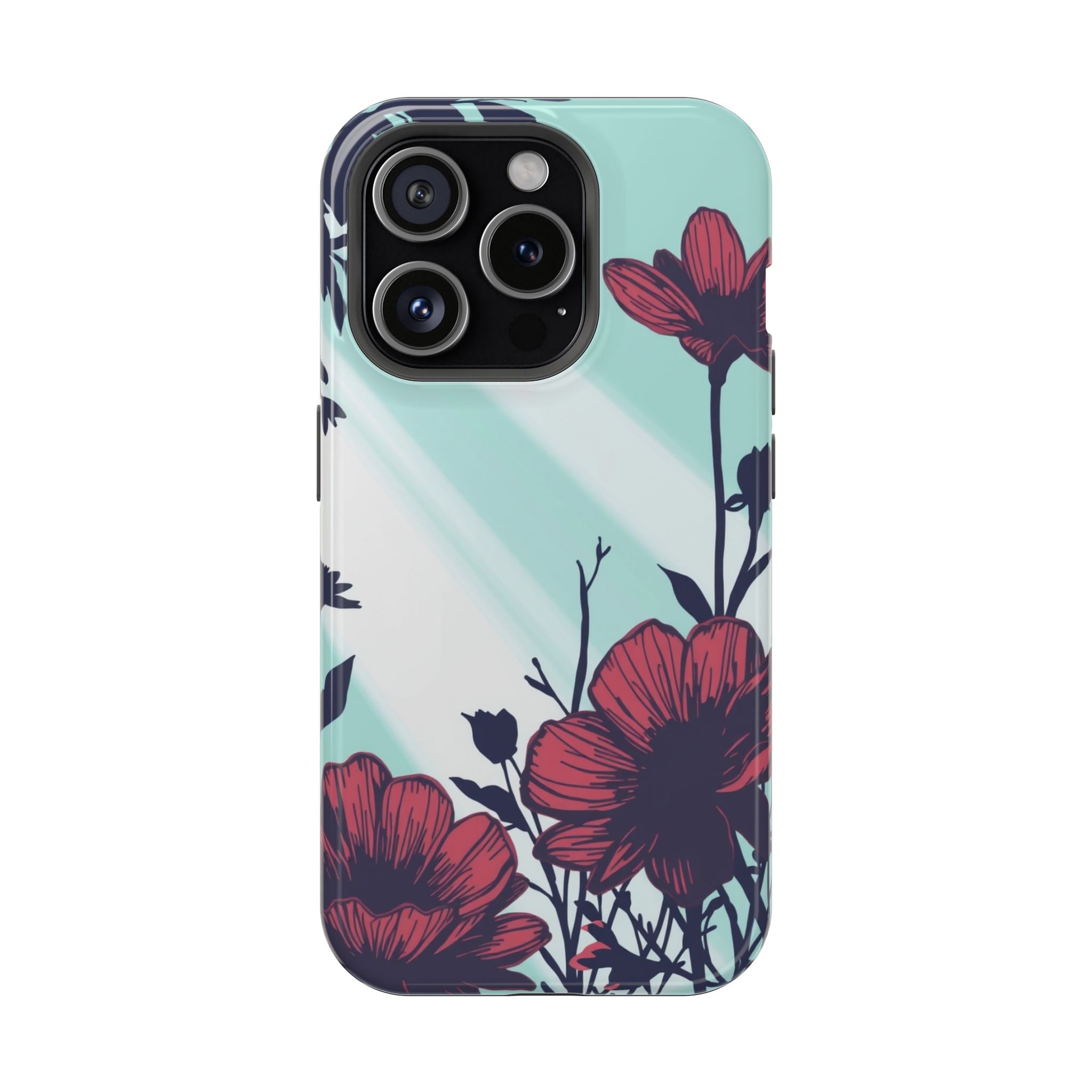 iPhone Floral Silhouette Cinematic Art Slim Everyday Designer Case · iPhone Case