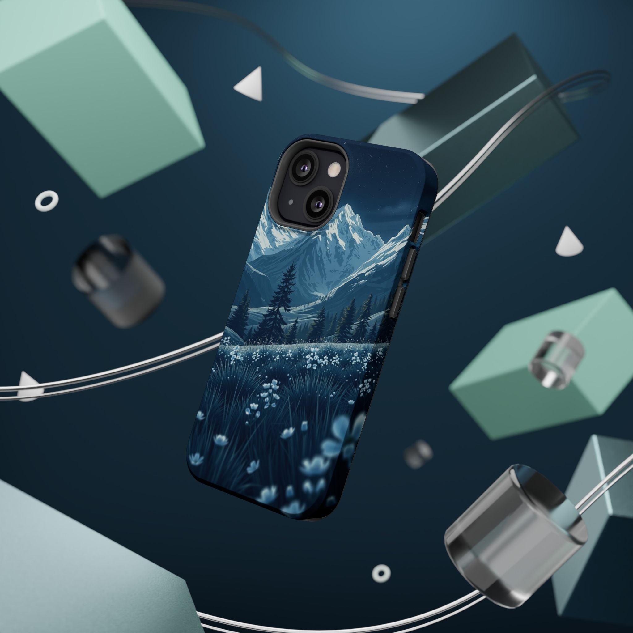 iPhone Dreamy Alpine Meadow Design Bold Modern Everyday Snap Case · iPhone Case