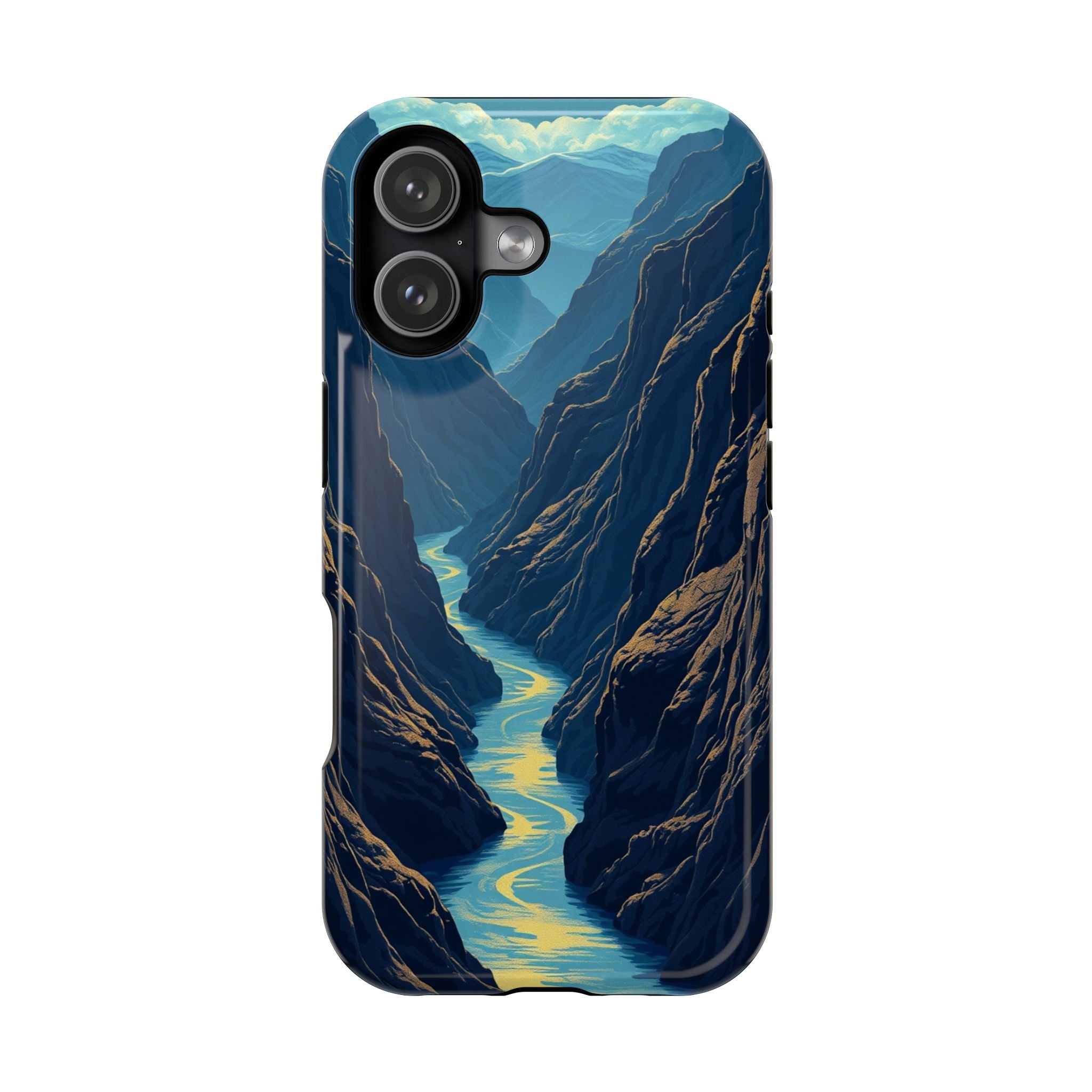 iPhone River Canyon Gold Foil Luxury Slim Everyday Designer Case · iPhone Case