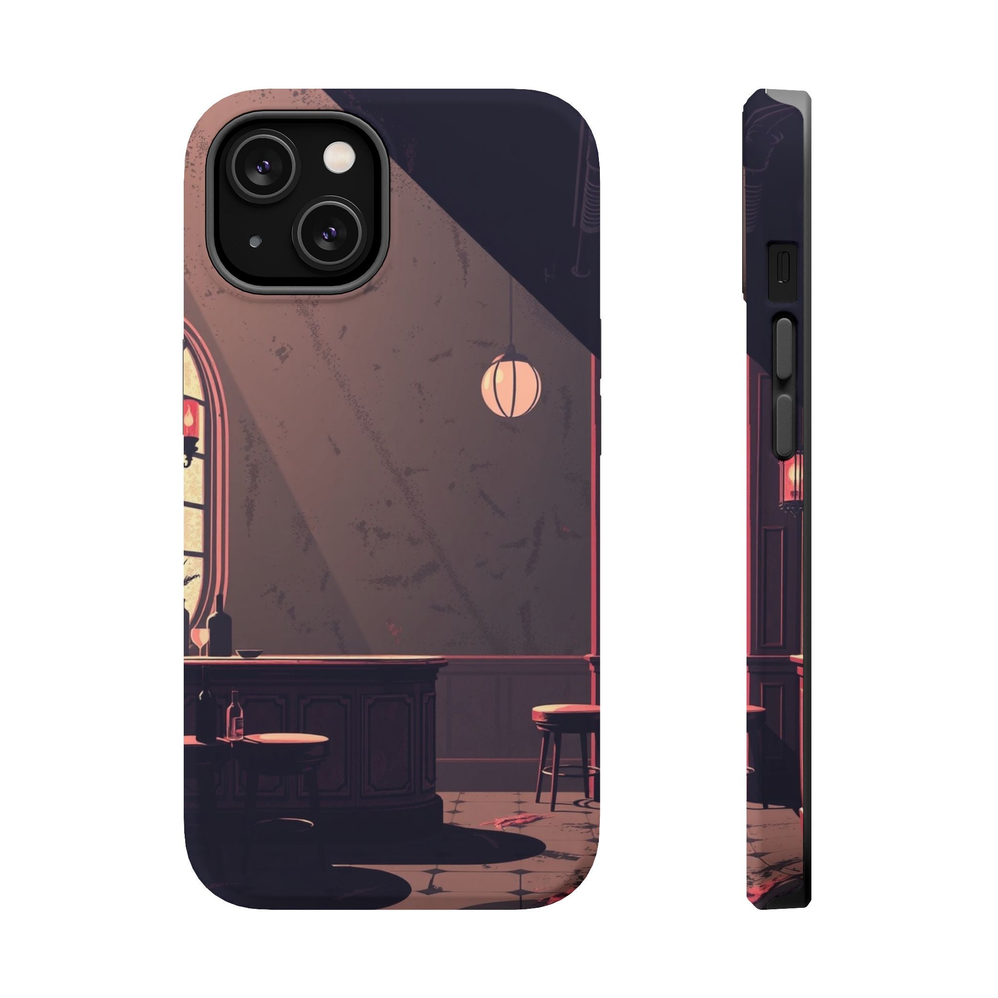iPhone Speakeasy Dark Grunge Distressed Slim Everyday Designer Case · iPhone Cas