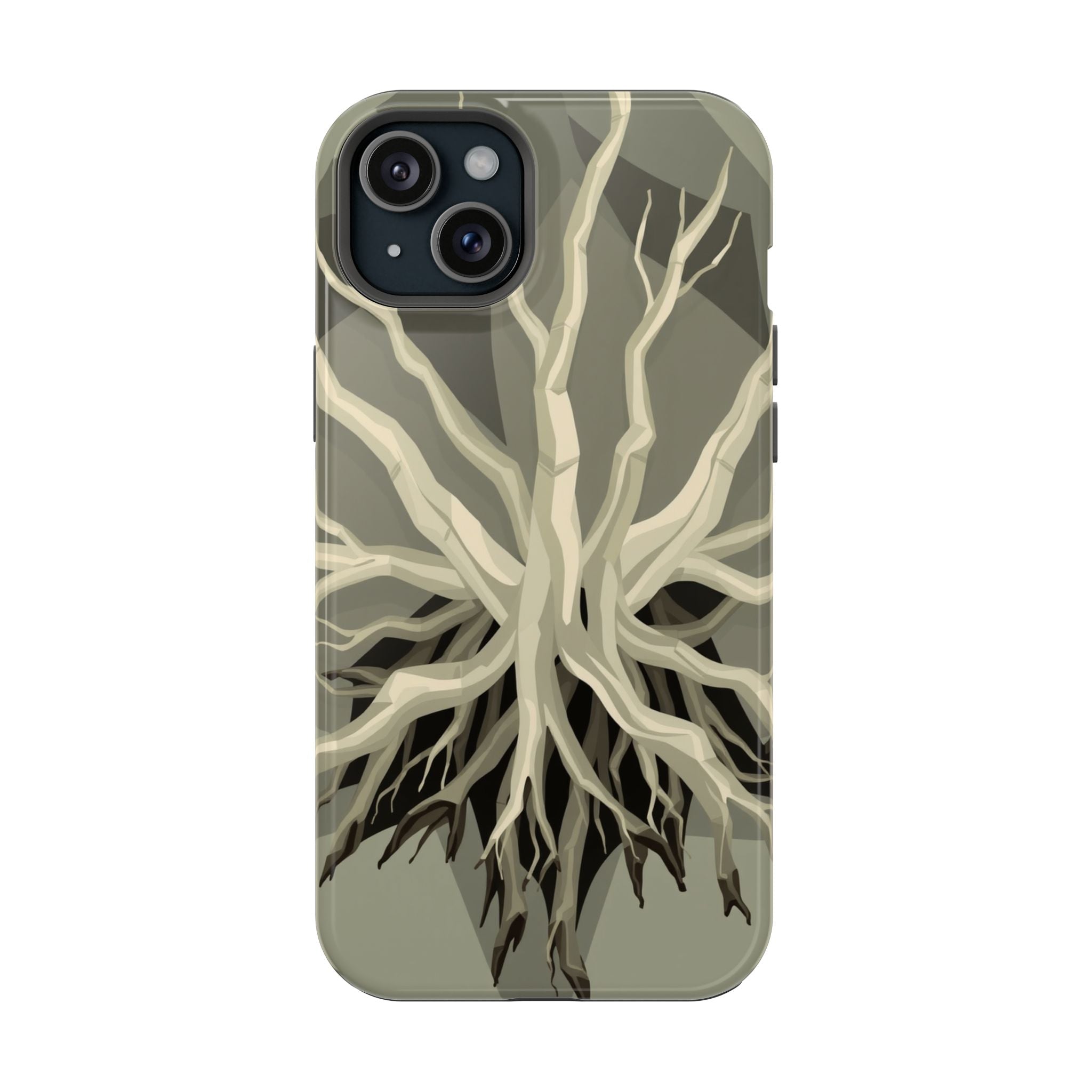 iPhone Sage And Ivory Mangrove Roots Slim Everyday Designer Case · iPhone Case