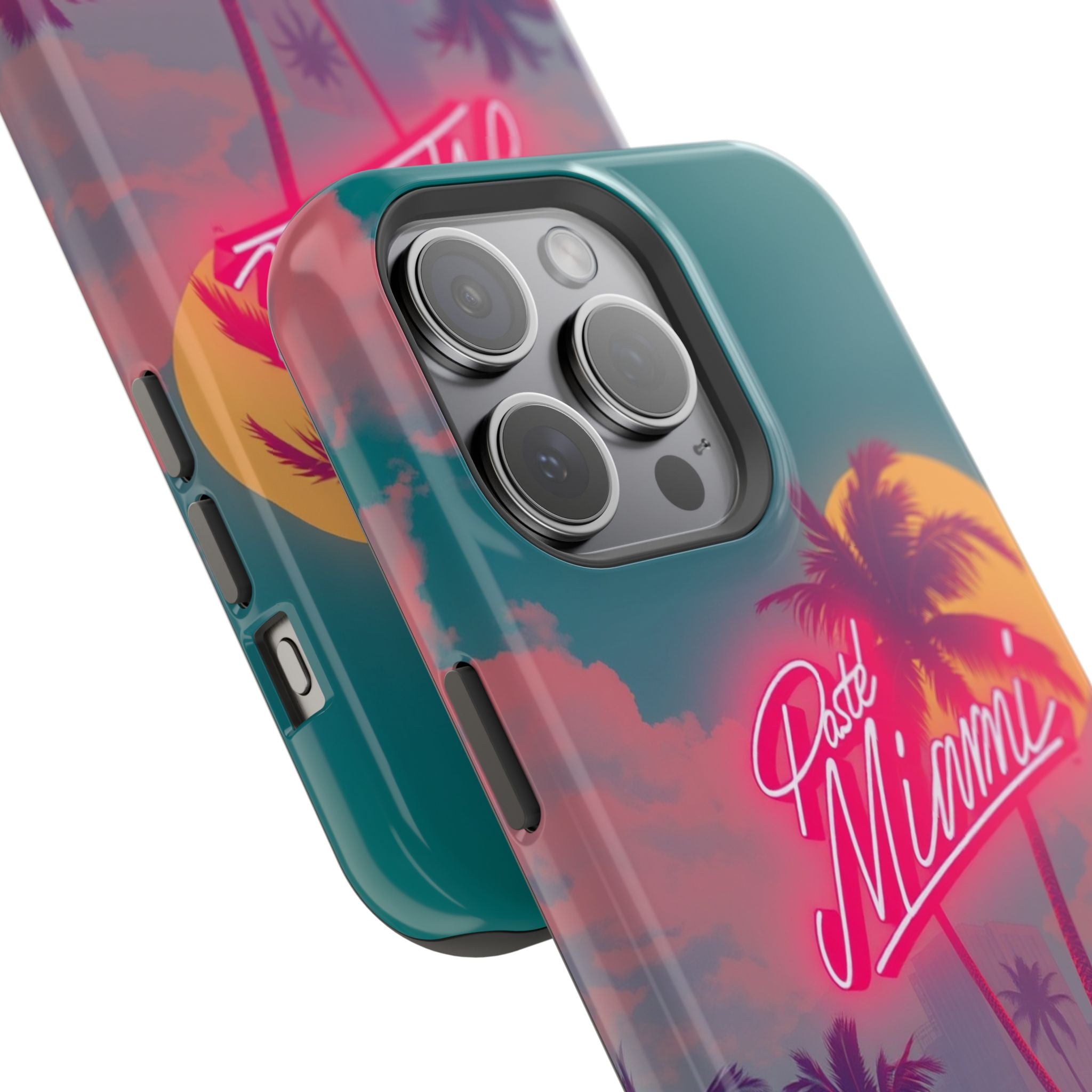 iPhone 1980s Pastel Miami Enchanted Art Slim Everyday Designer Case · iPhone Cas