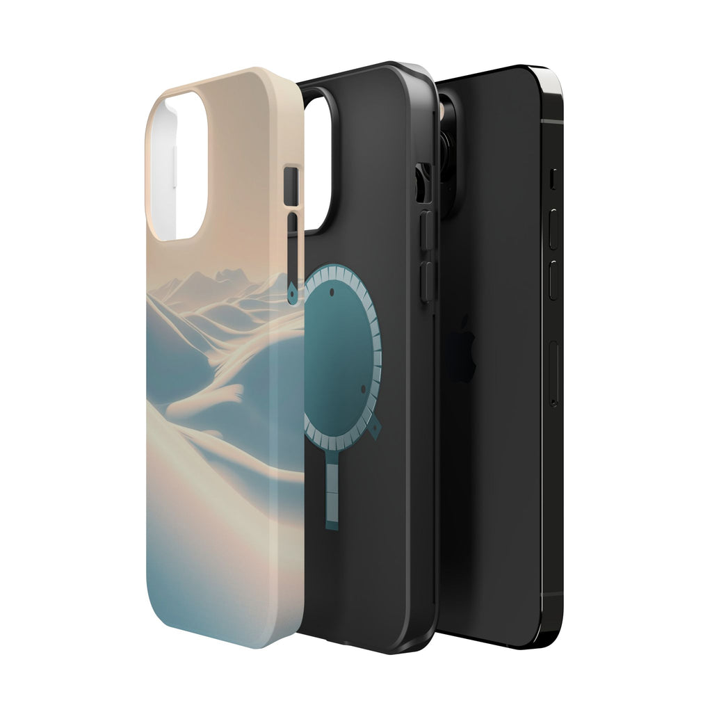 iPhone Sage And Ivory Tundra Expanse Slim Everyday Designer Case · iPhone Case