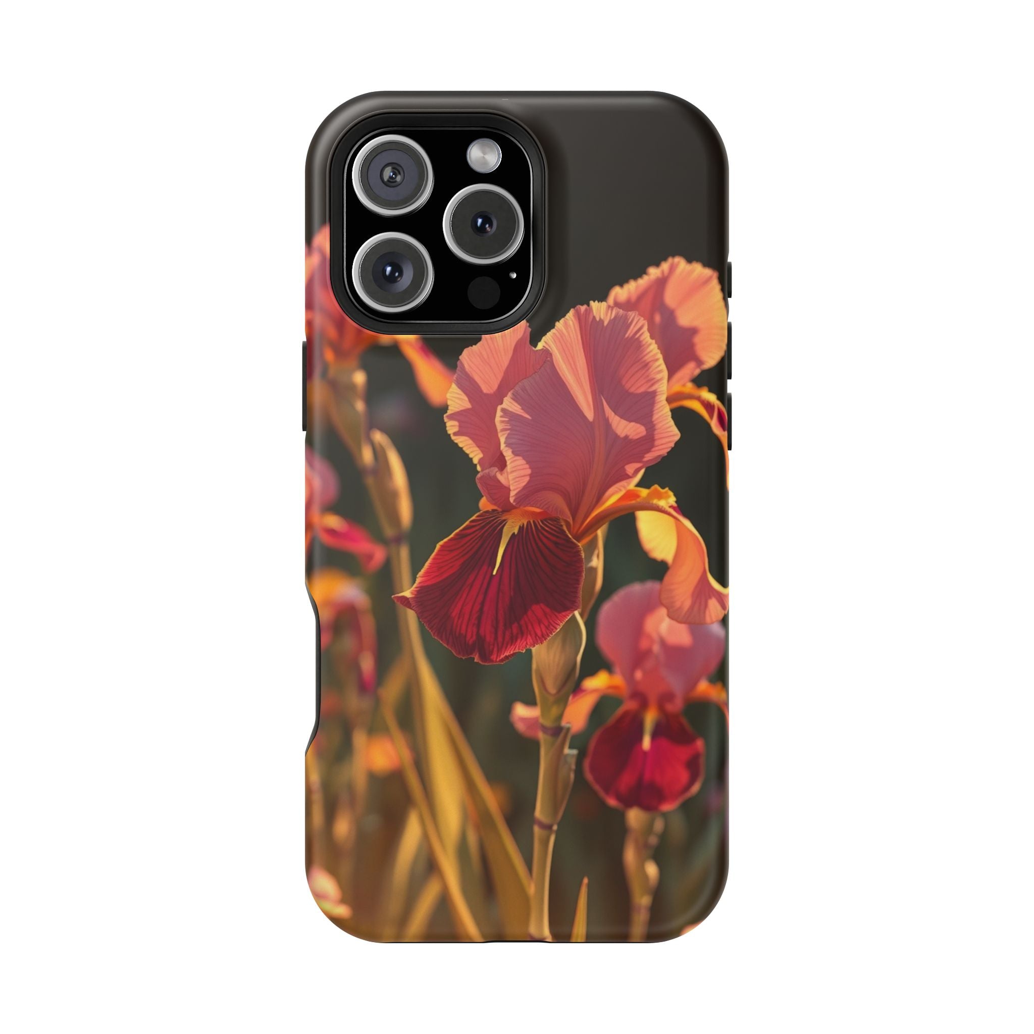 iPhone Sunset Amber And Peach Iris Garden Slim iPhone Everyday Designer · iPhone