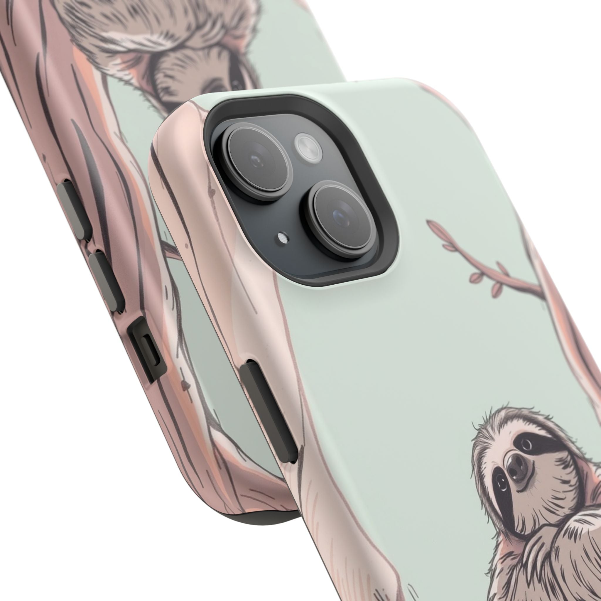 iPhone Cozy Sloth Mode Hand-Drawn Sketch Slim Everyday Designer Case · iPhone Ca