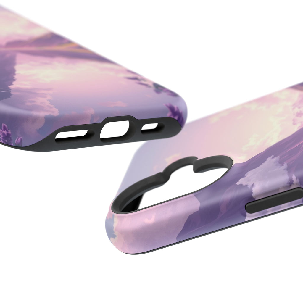 iPhone Lavender And Pearl Fjord Reflection Slim iPhone Everyday · iPhone Case