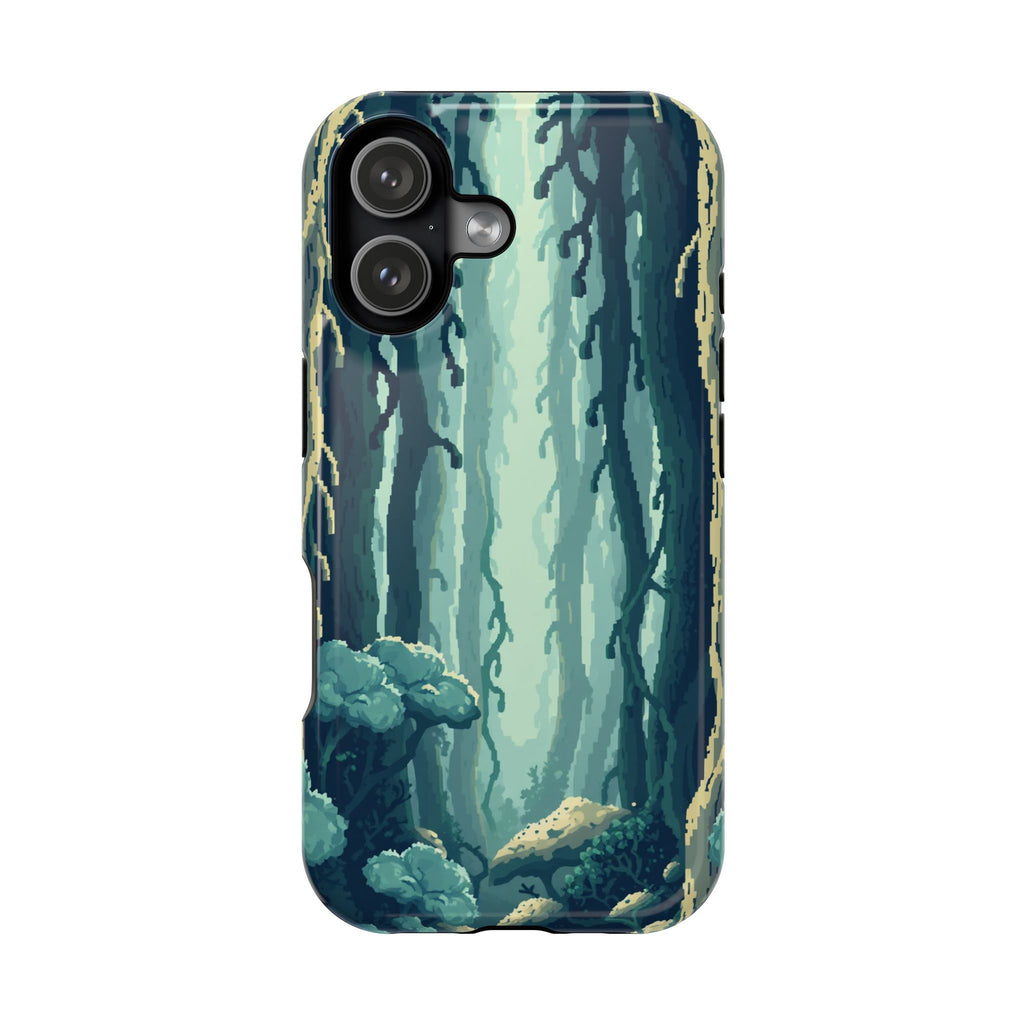 iPhone Kelp Forest Pixel Art -Bit Bold Modern Everyday Snap Case · iPhone Case