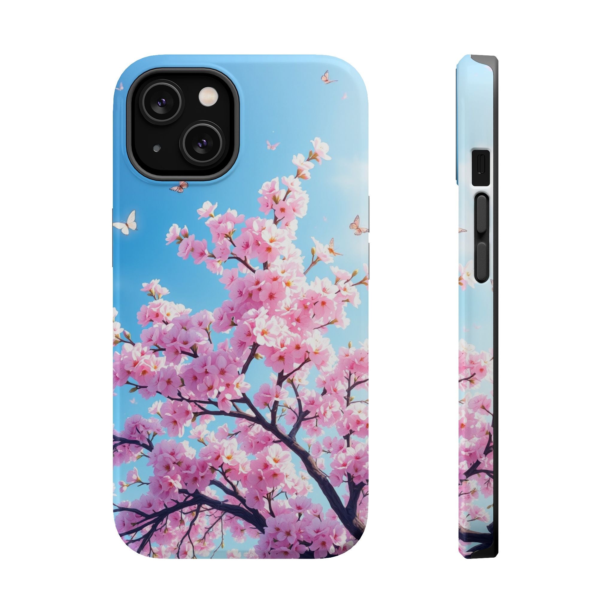 iPhone Cherry Blossom Floral Slim Everyday Designer Case · iPhone Case