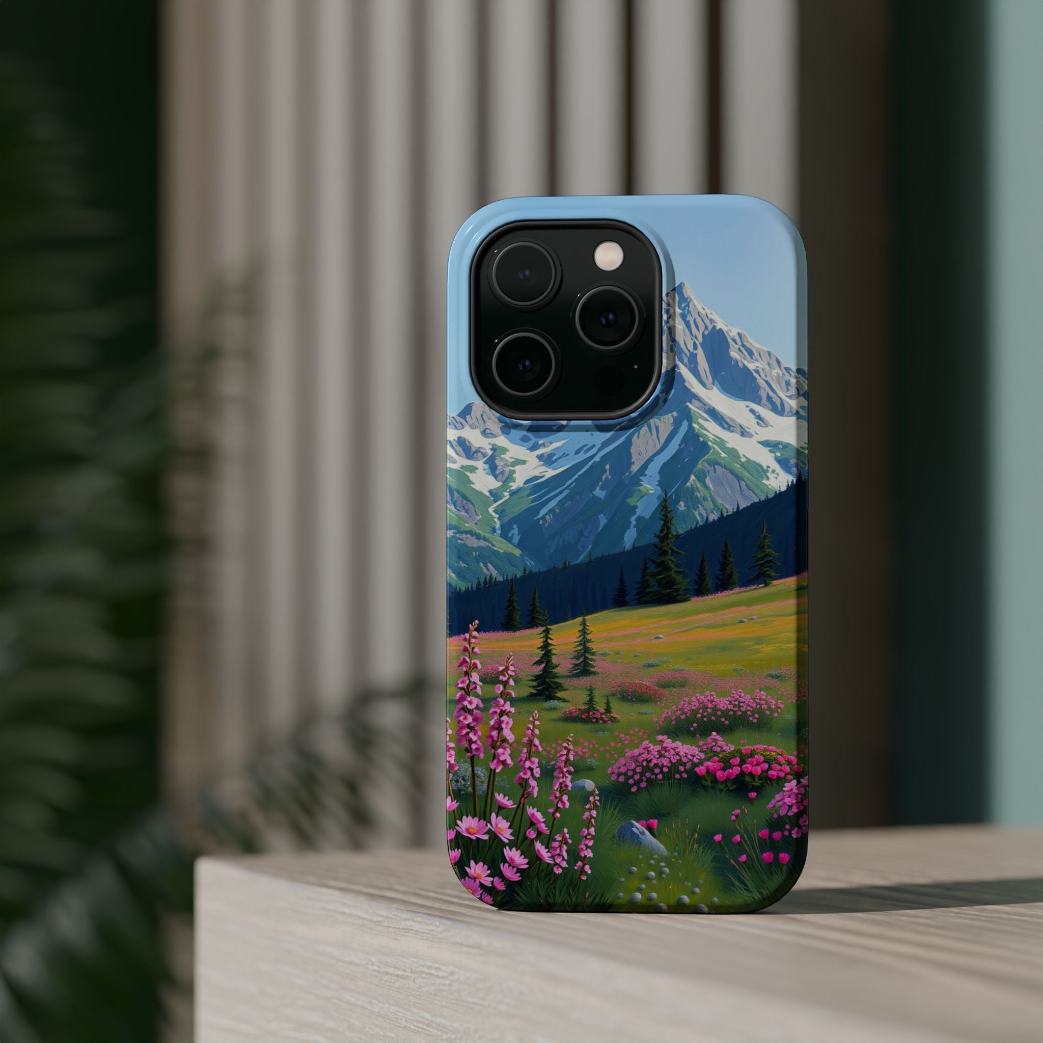 iPhone Earthy Alpine Meadow Design Bold Modern Everyday Snap Case · iPhone Case