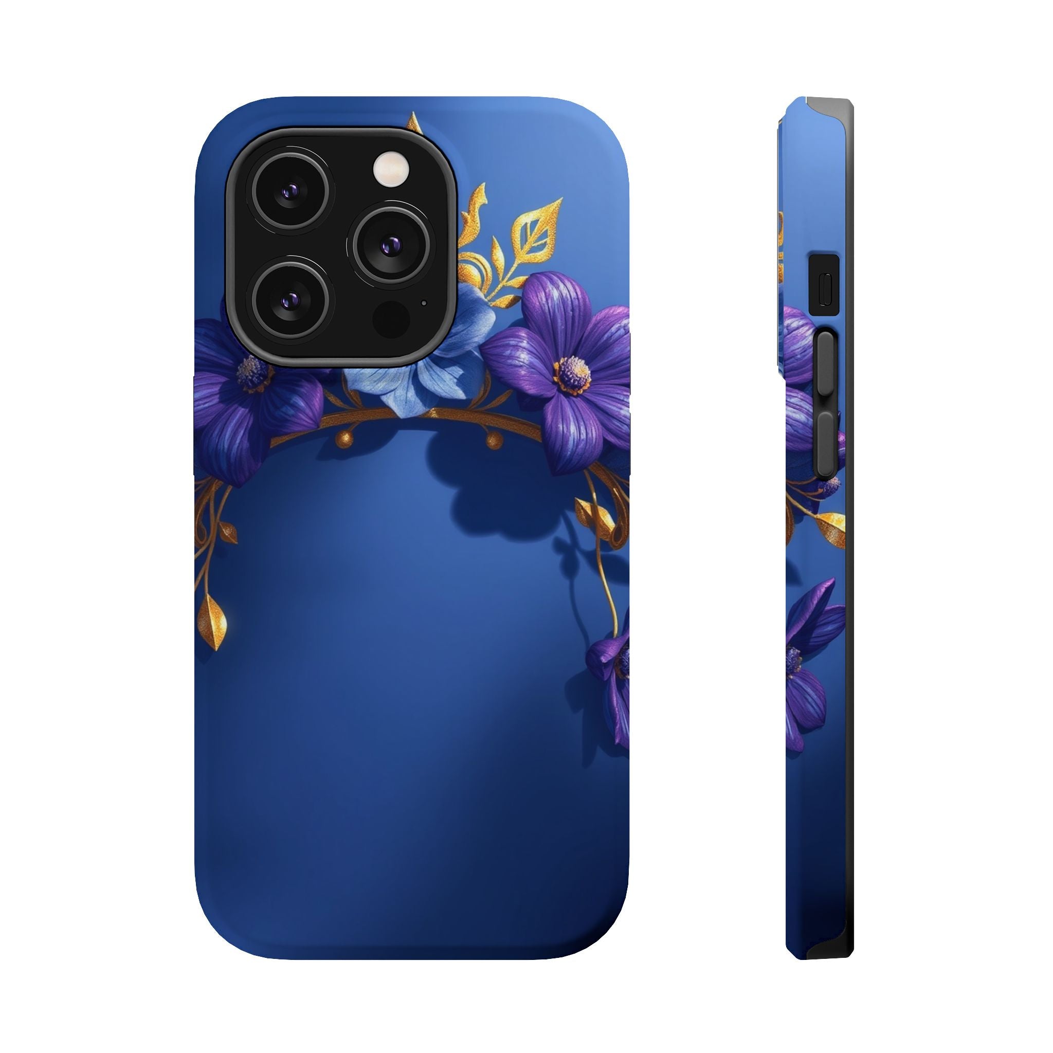 iPhone Vibrant Floral Crown Design 14 Slim Everyday Designer Case · iPhone Case
