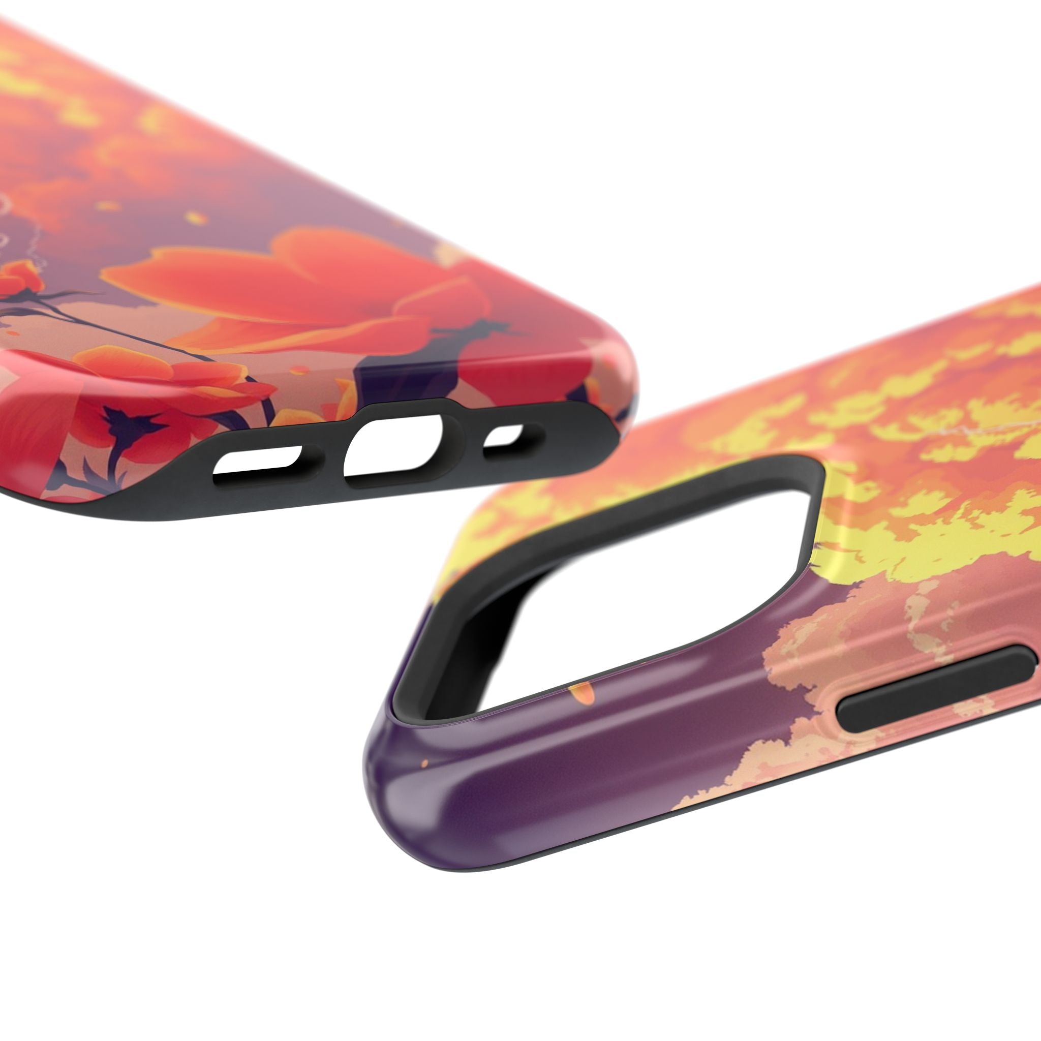 iPhone Sunset Amber And Peach Petal Storm Slim iPhone Everyday Designer · iPhone