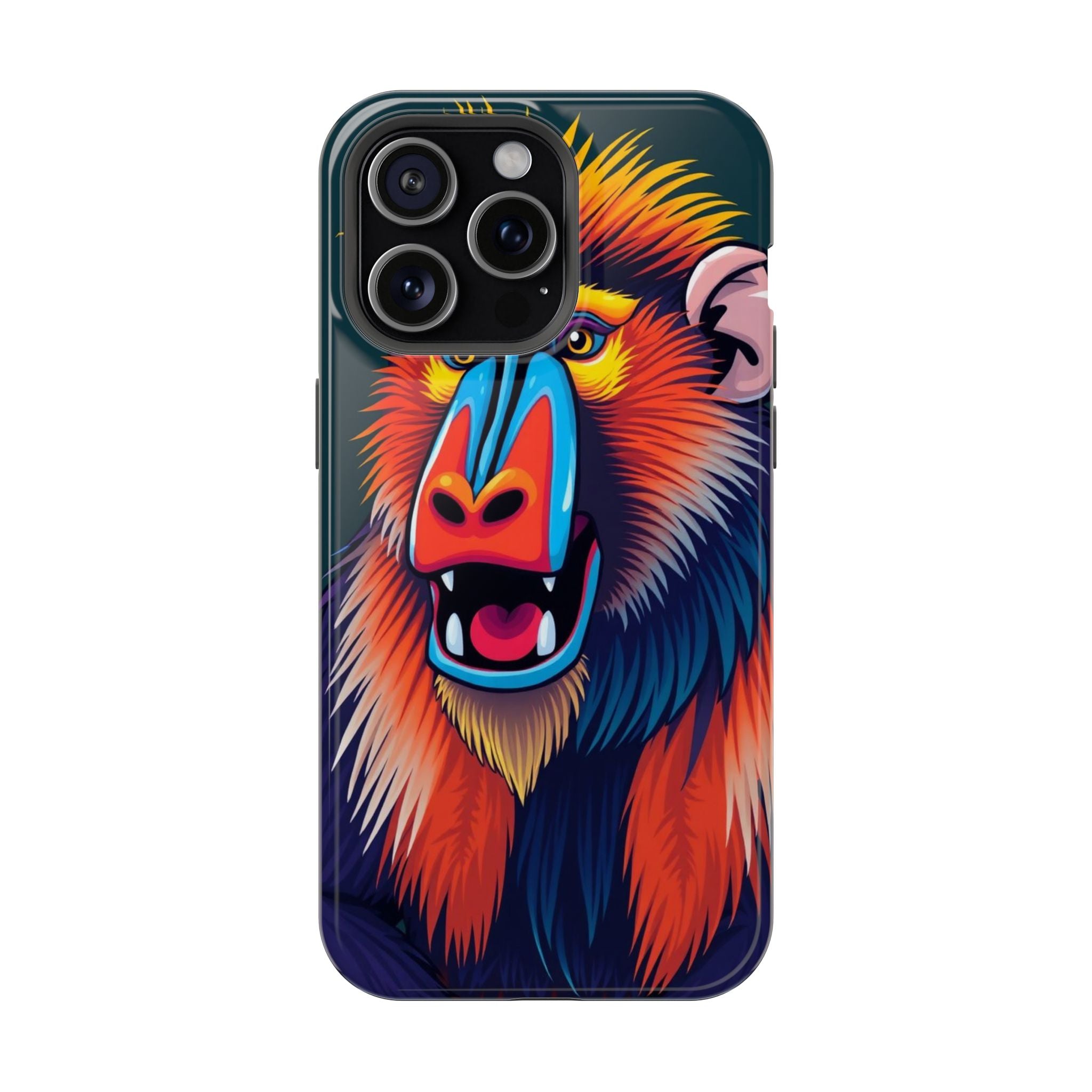 iPhone Mandrill Colorful Face Kids Fun iPhone Phone Case Gift Slim · iPhone Case