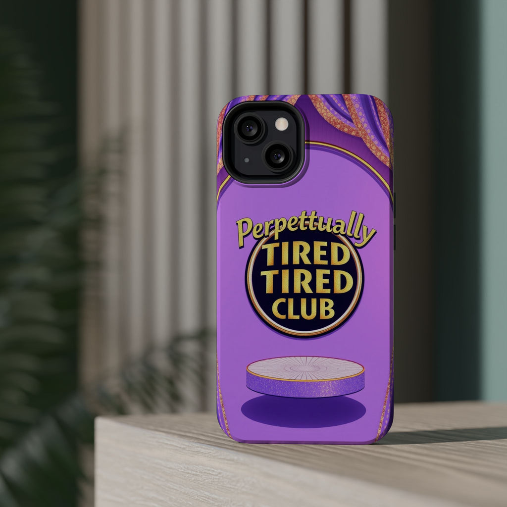 iPhone Perpetually Tired Club Bold Art Slim Everyday Designer Case · iPhone Case