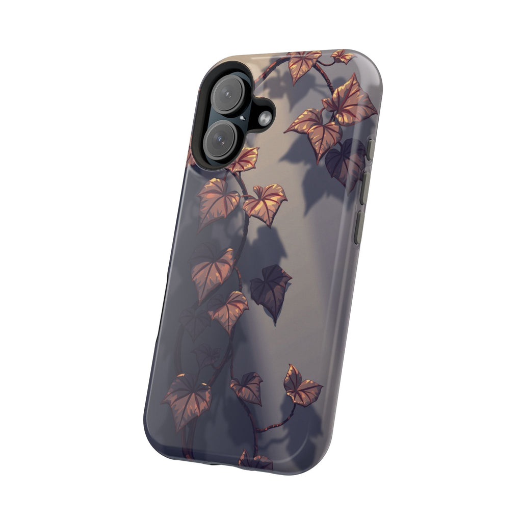 iPhone Charcoal And Copper Art Nouveau Vine Soft iPhone 13 Finish · iPhone Case