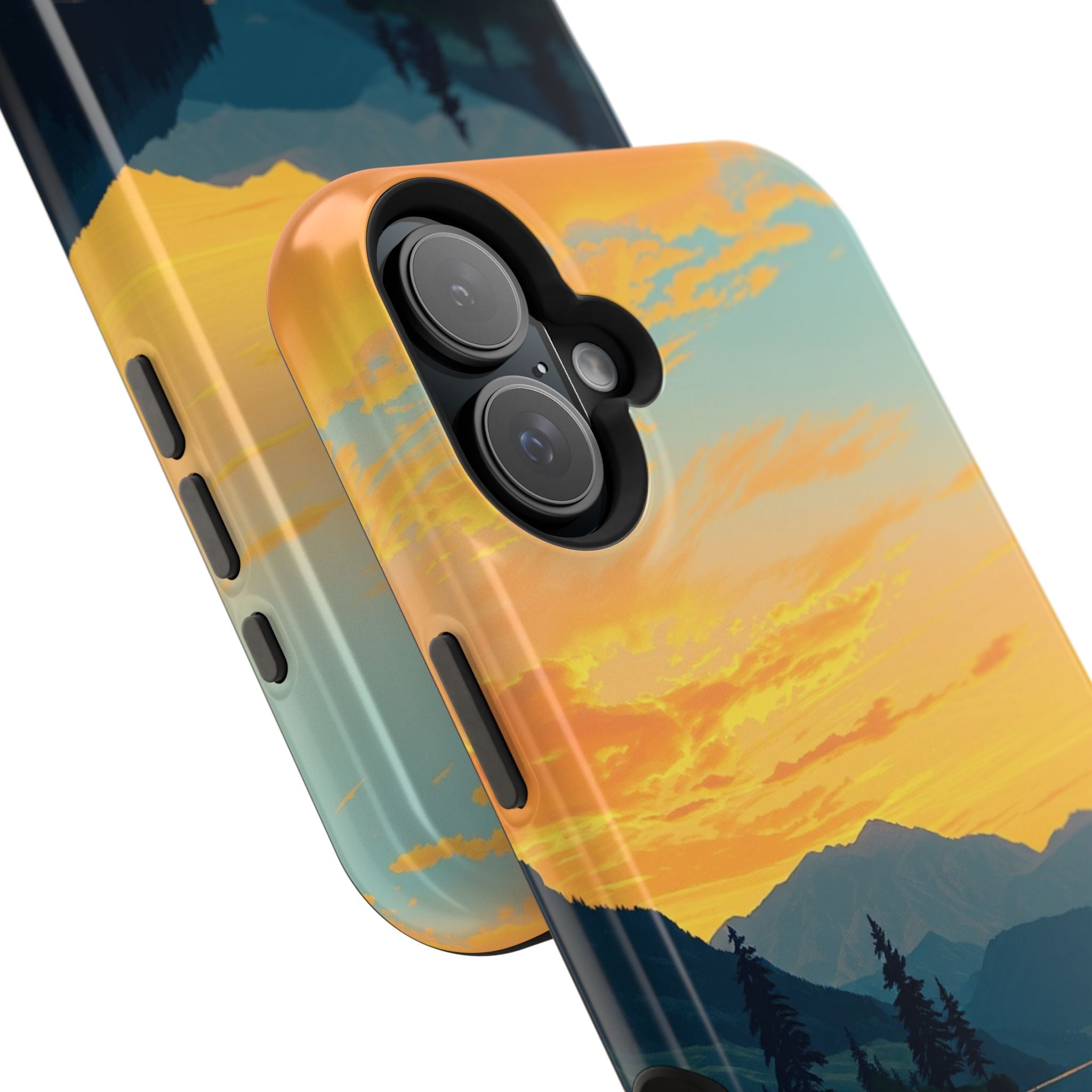 iPhone Lake at Twilight Oil Painting Impressionist iPhone Artistic · iPhone Case
