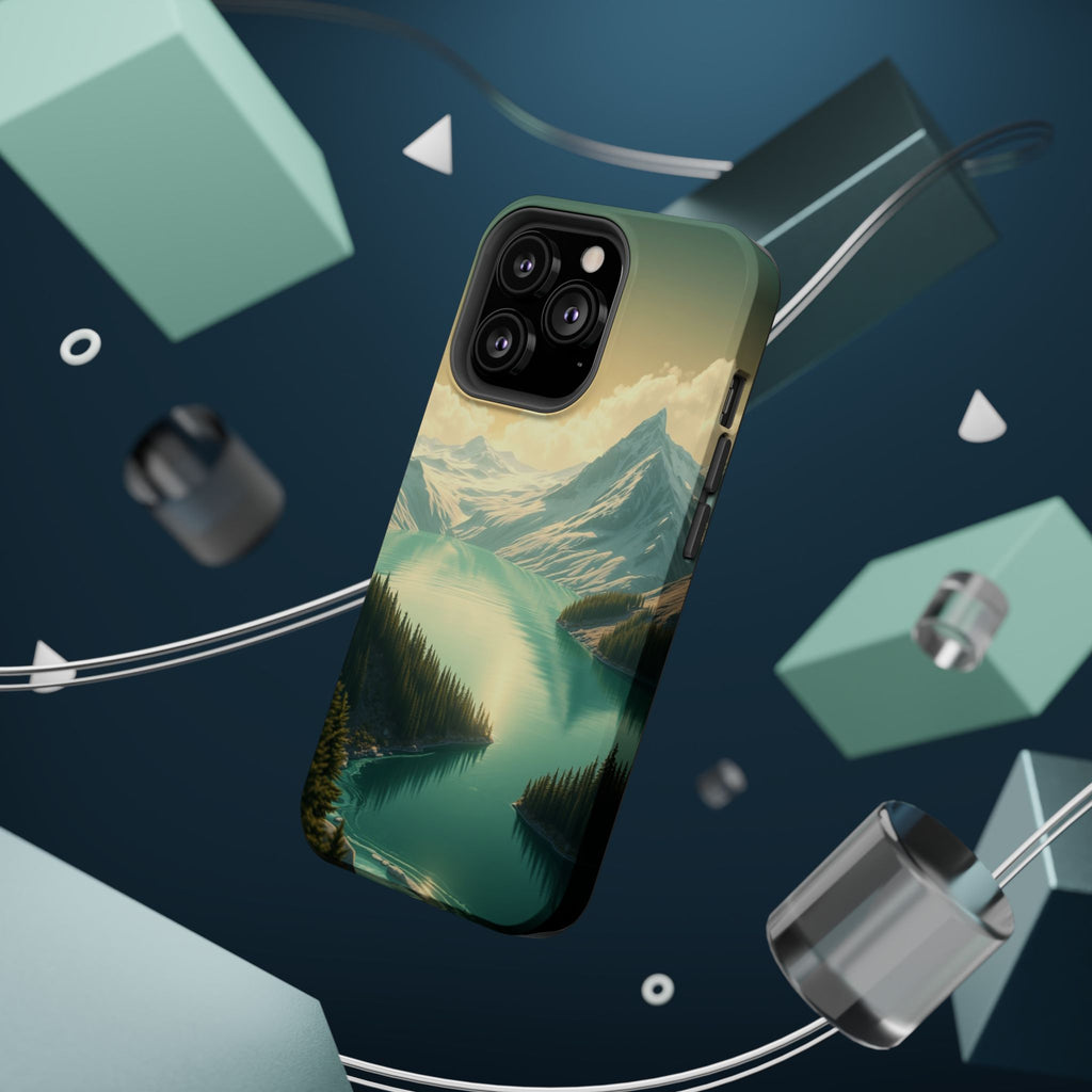 iPhone Glacier Lake Bold Art Slim Everyday Designer Case · iPhone Case