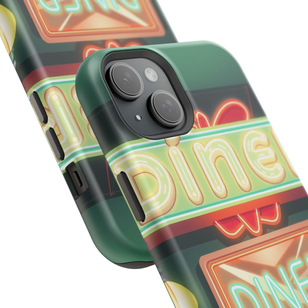 iPhone Neon Diner Sign Mystic Art Bold Modern Everyday Snap Case · iPhone Case