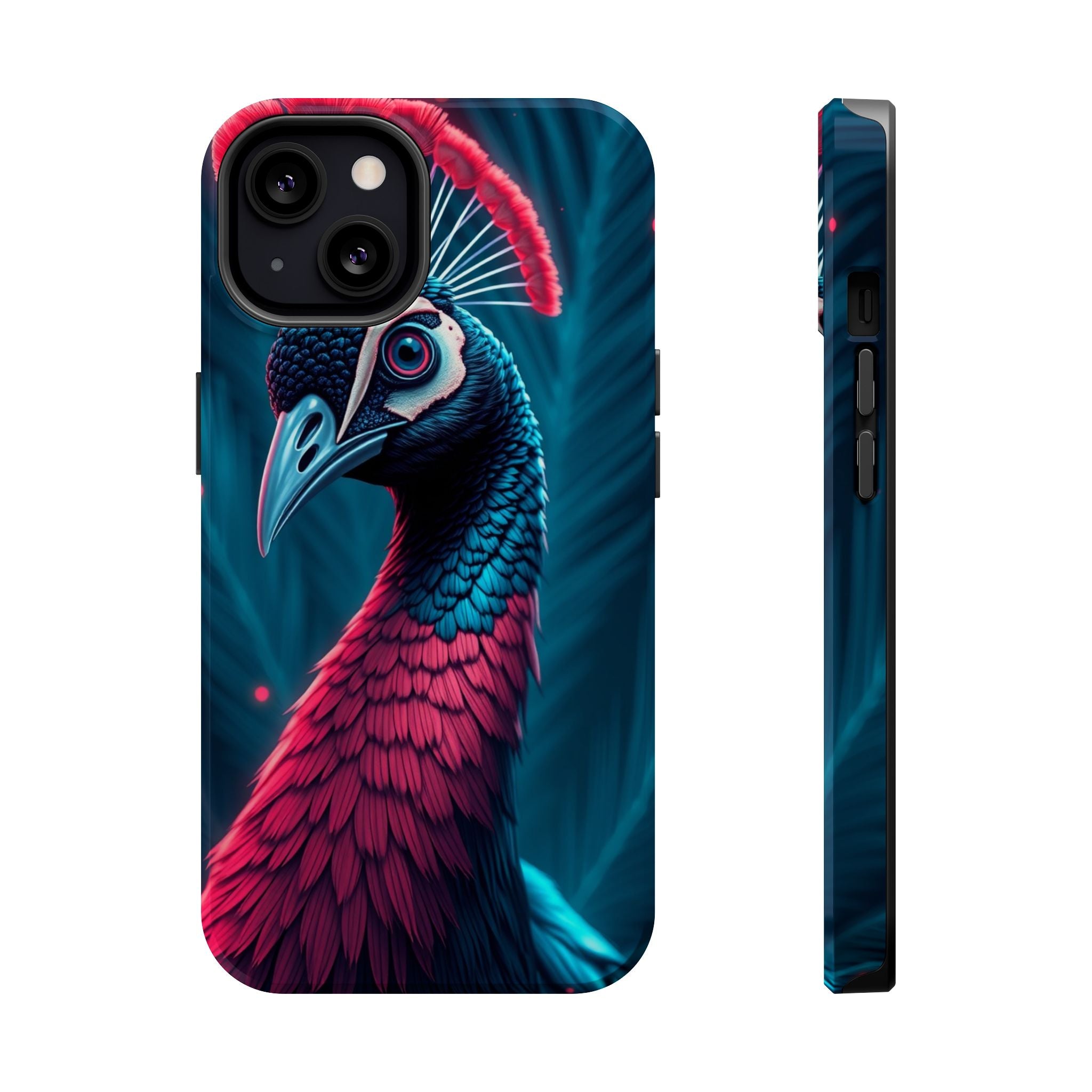 iPhone Nouveau Peacock Electric Art Slim Everyday Designer Case · iPhone Case