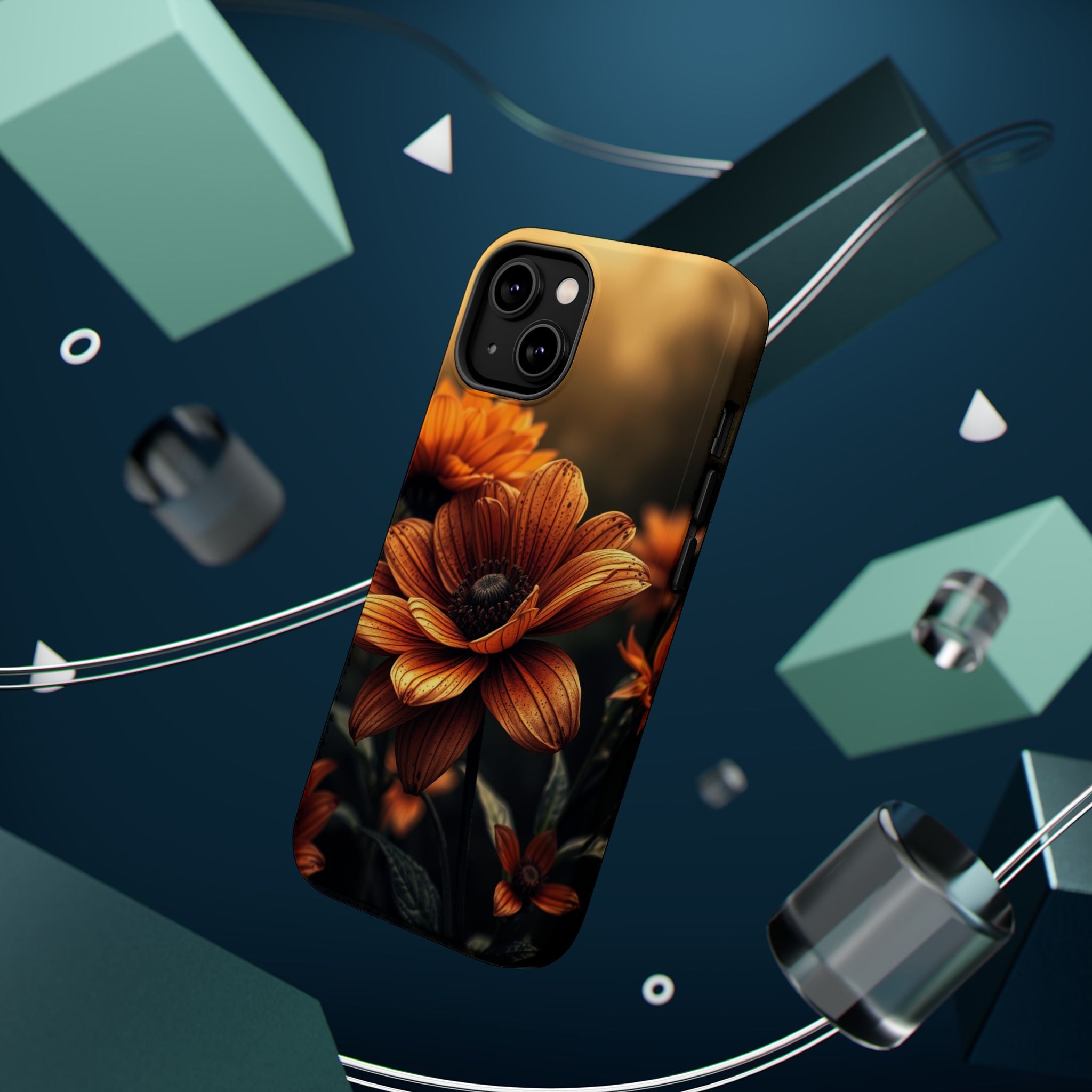 iPhone Radiant Floral Ombre Design Bold Modern Everyday Snap Case · iPhone Case