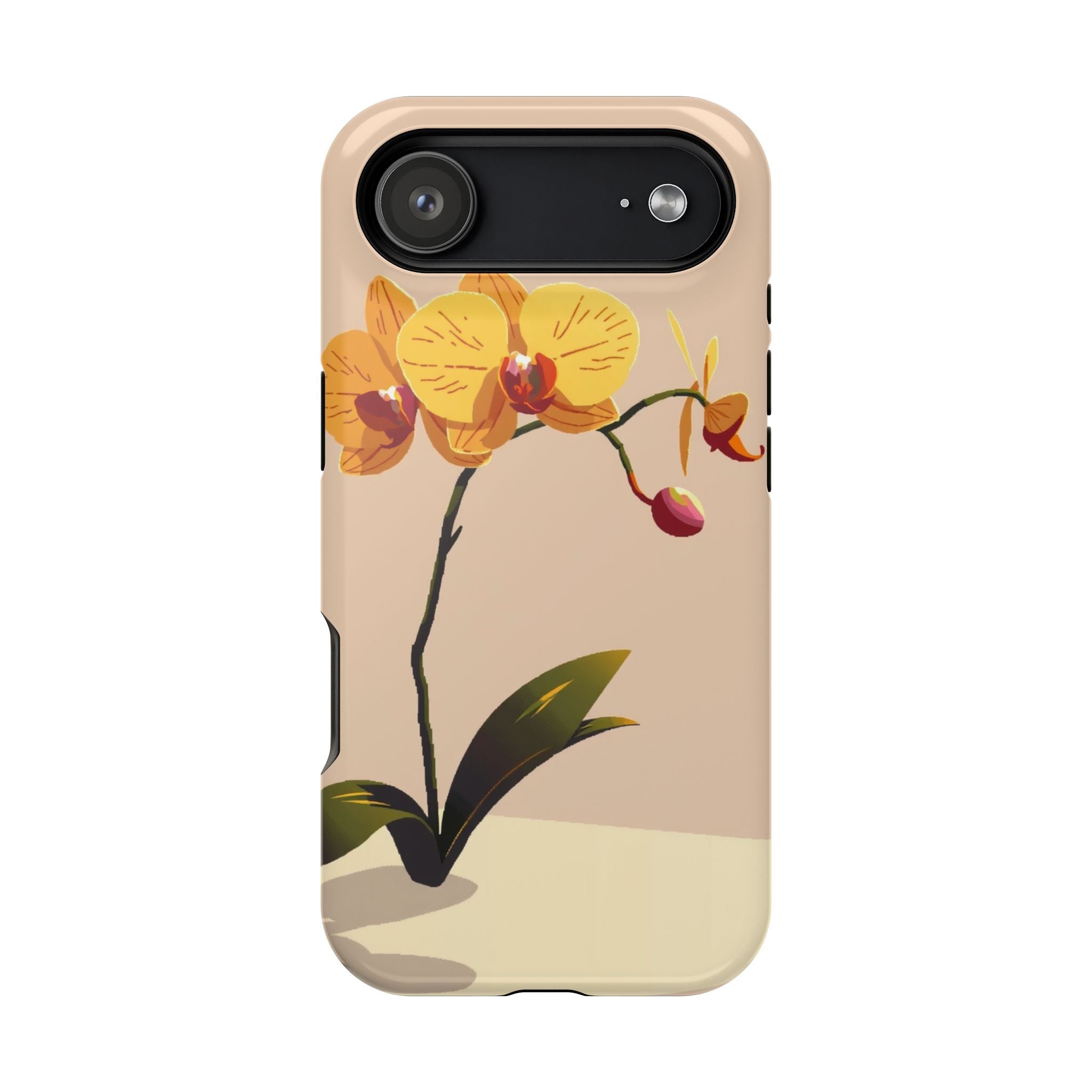 iPhone Orchid Study Pixel Art -Bit Bold Modern Everyday Snap Case · iPhone Case