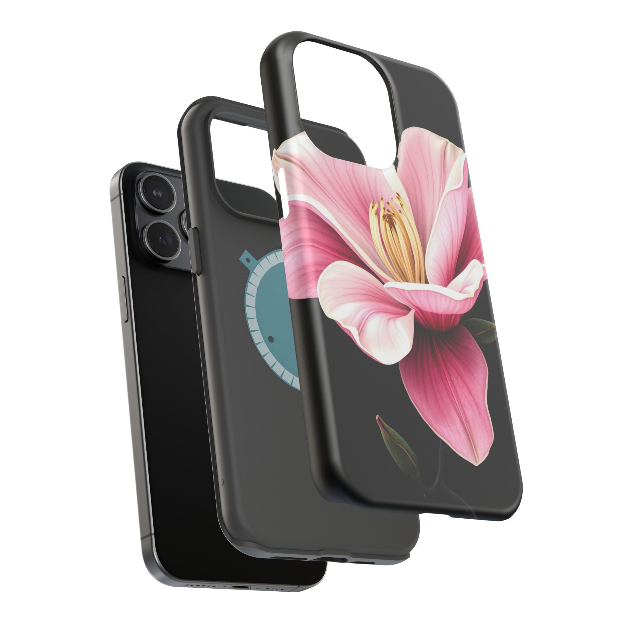 iPhone Magnolia Dream Dark Gothic Ink Slim Everyday Designer Case · iPhone Case