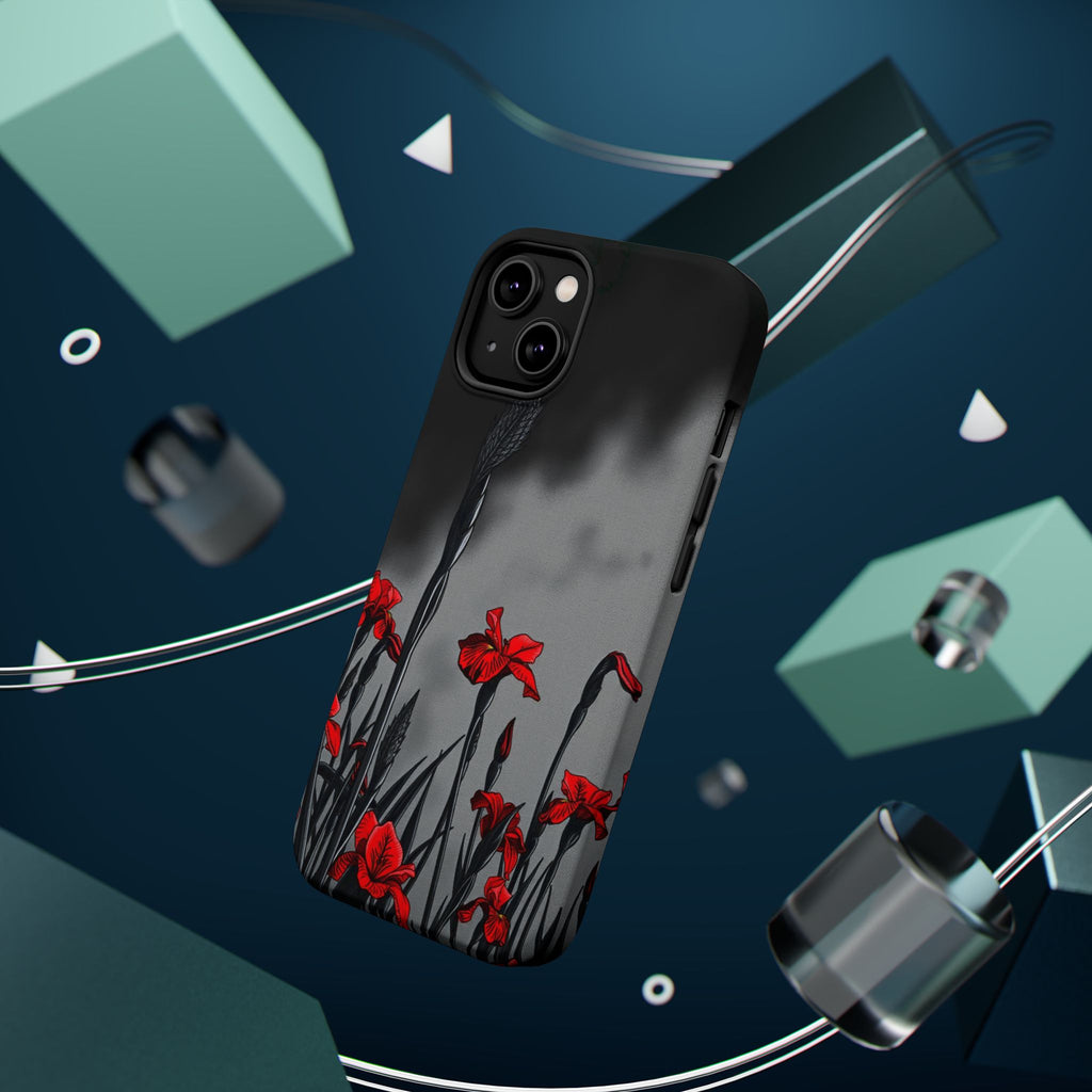 iPhone Iris Garden Cinematic Art Soft Finish Everyday Cas Slim Snap Case · iPhon